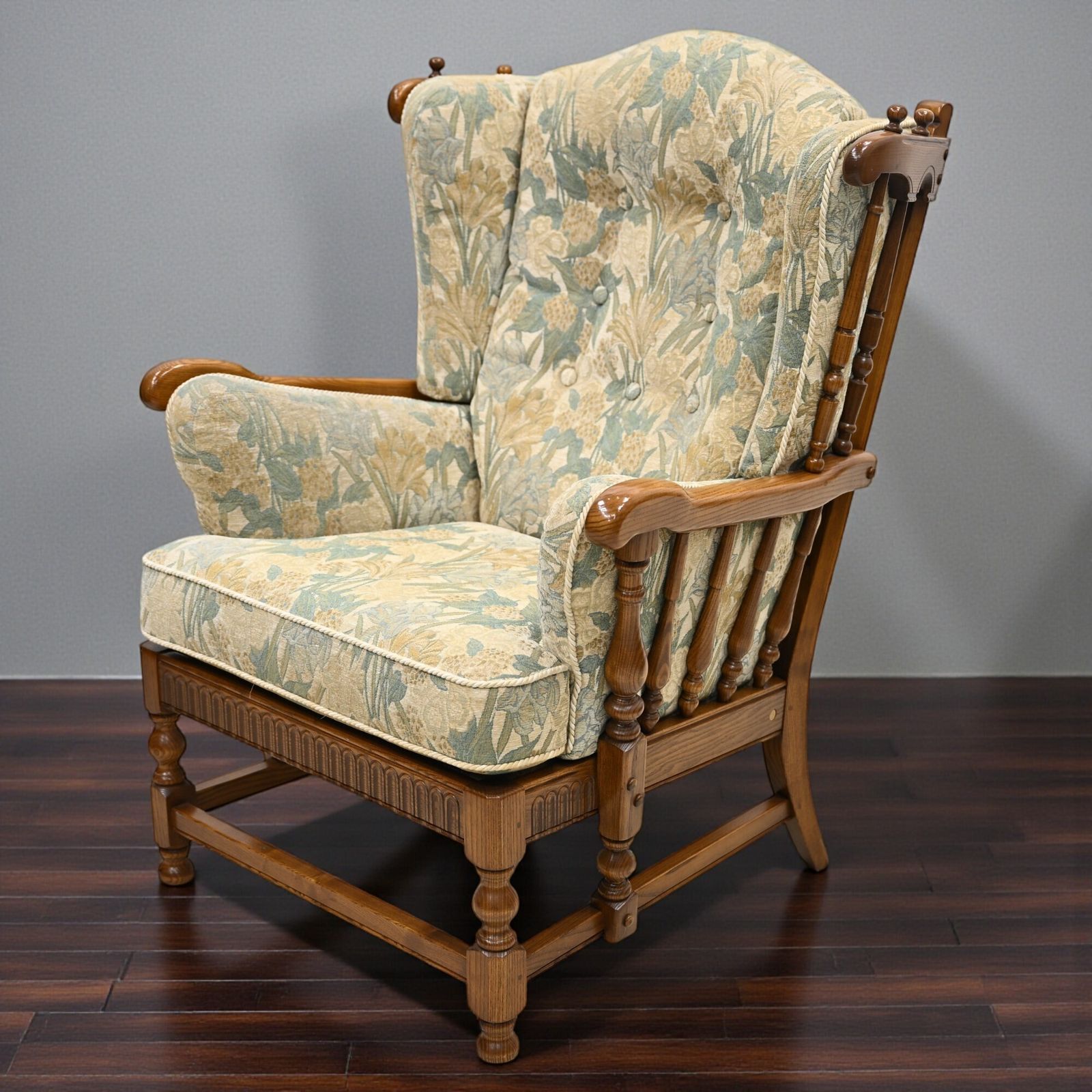 Ercol Cloister Wing Back Easy Fireside Armchair Golden Dawn Free Delivery*