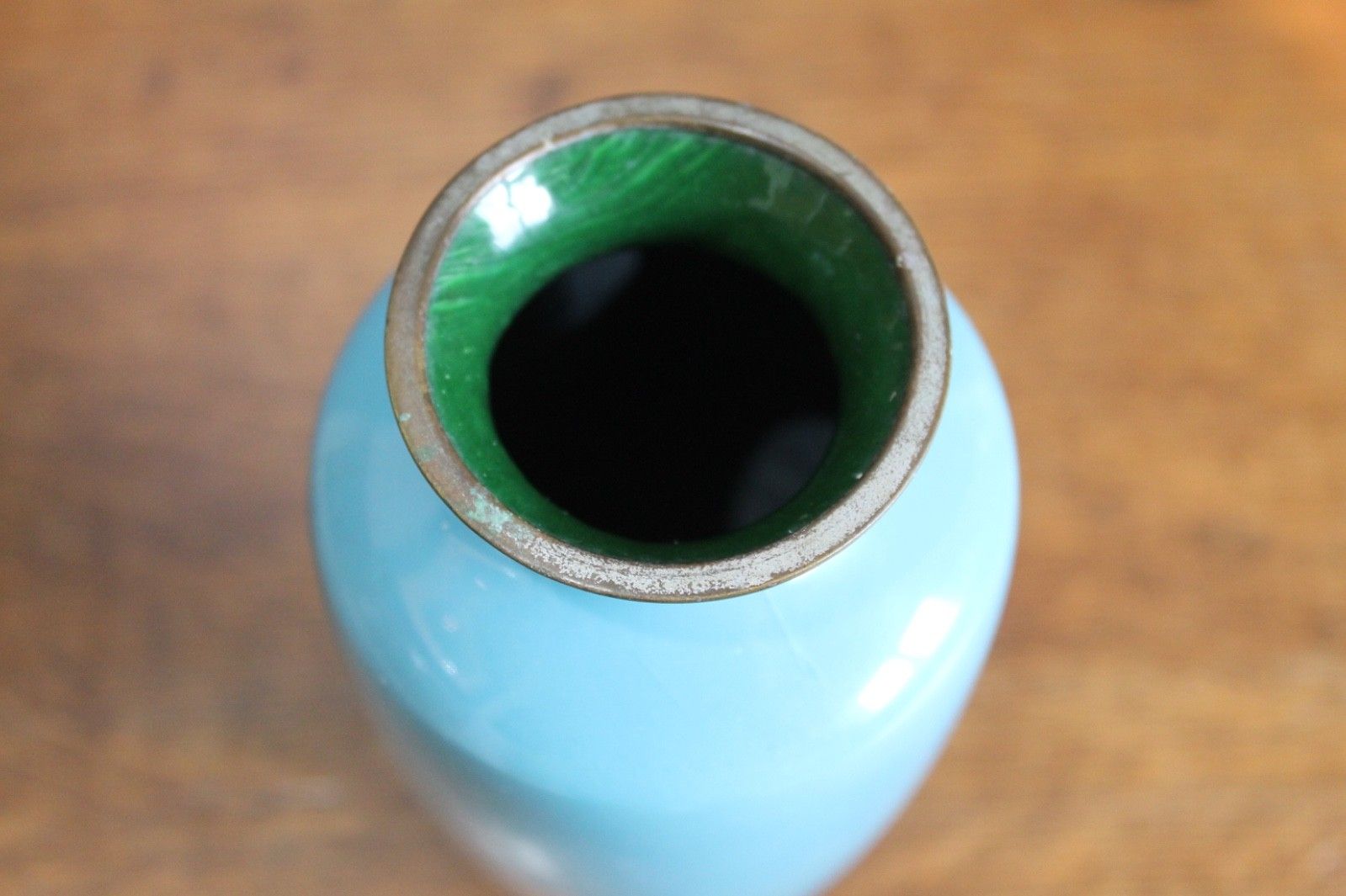 Japanese Daikichi Cloisonne Vase photo 245.0