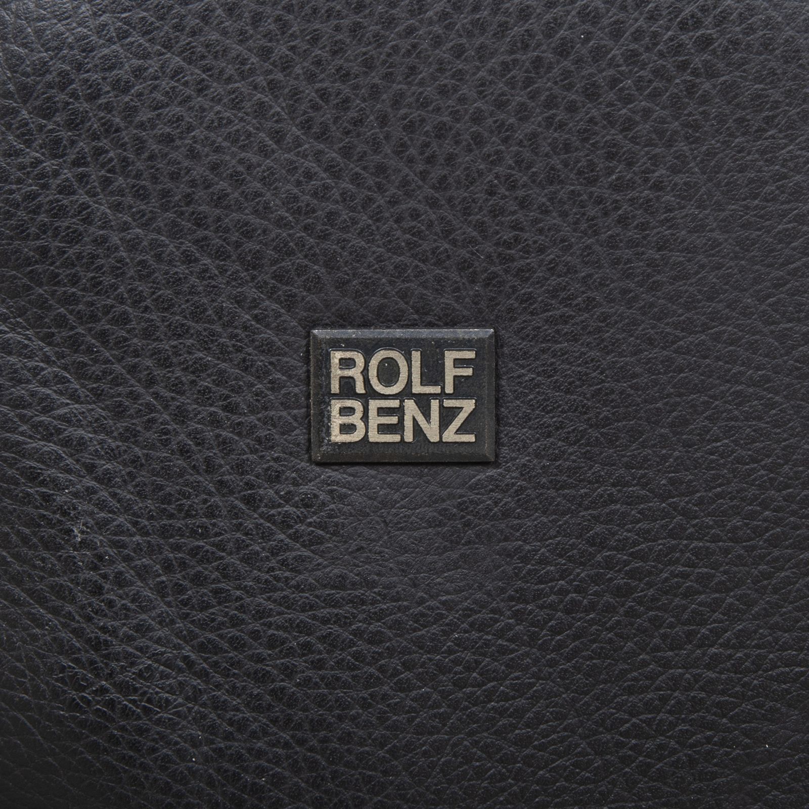 photo furniture Canapé 2 places en cuir Rolf Benz 6500 noir, fonction manuelle