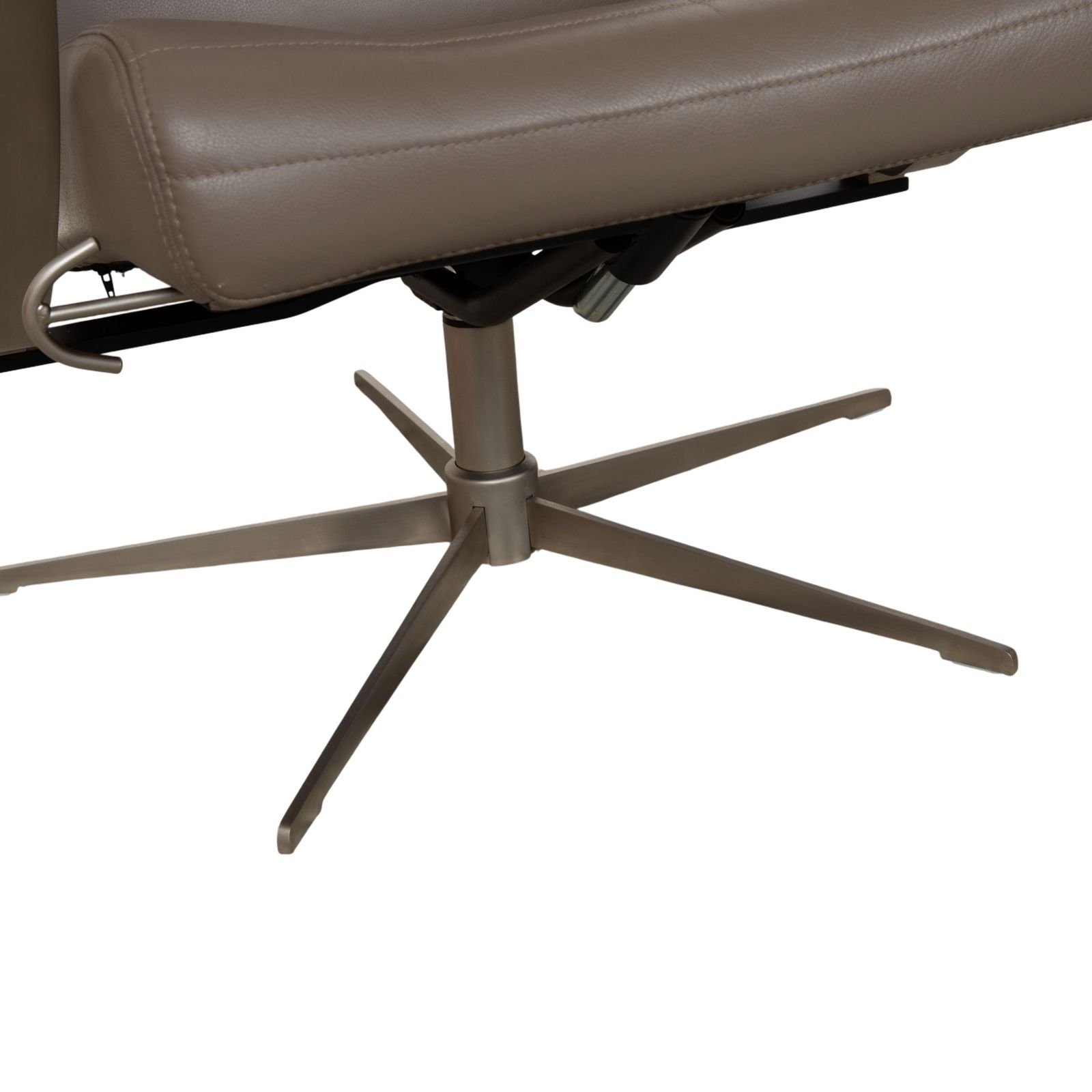 photo furniture Fauteuil BoConcept Wing en cuir, vert olive, beige, gris, taupe, fonction manuelle