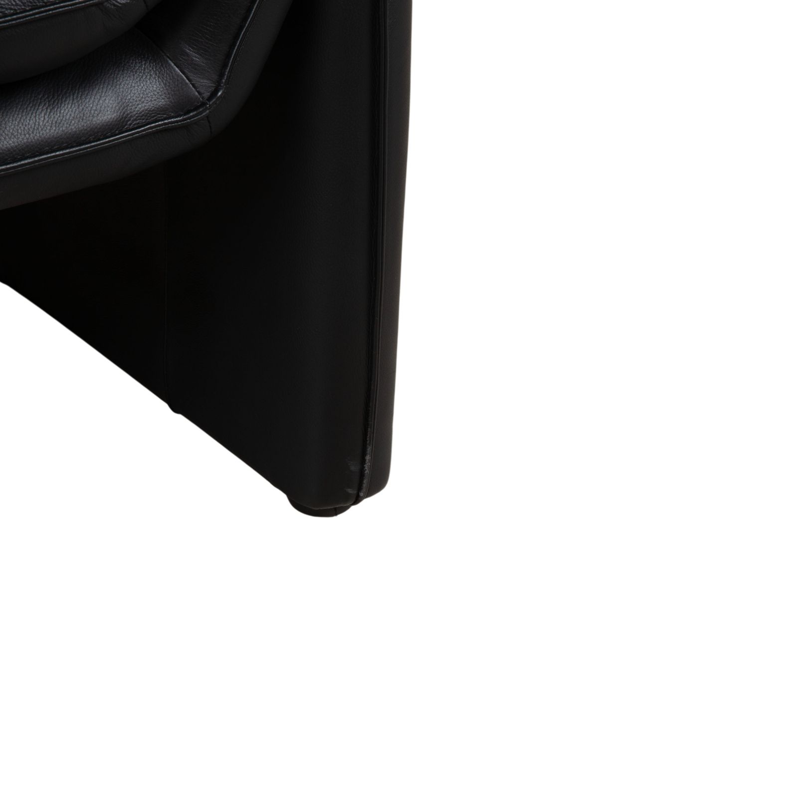 Lauuser Atlanta Armchair, Leather, Black photo 893.0