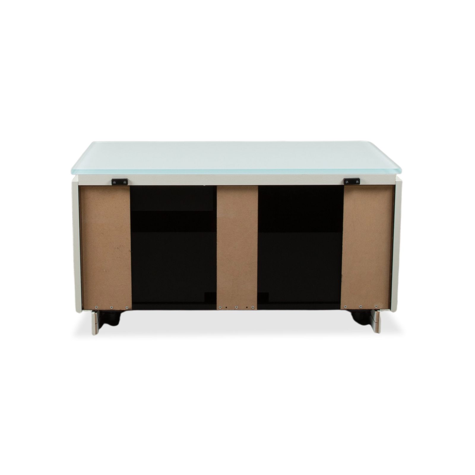 Mobilier Buffet Interlübke Cube en bois blanc, meuble TV photo