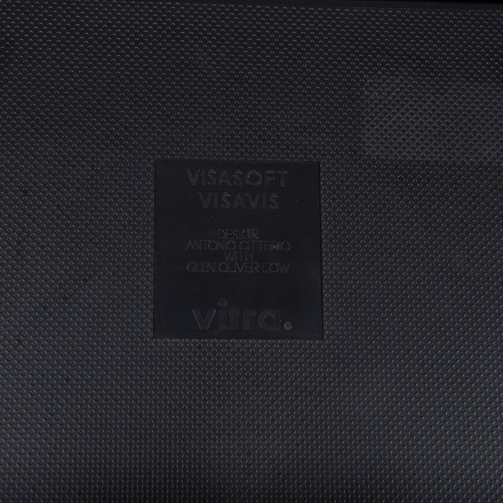 photo for sale Set Of 8 Vitra Visasoft Leather, Black, Cantilever Office Chairs