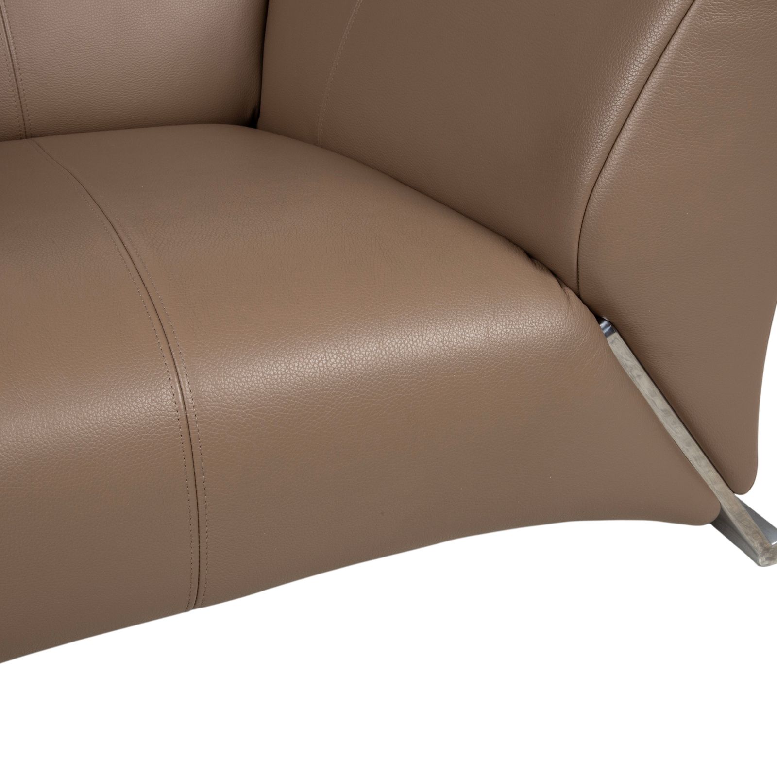 Fauteuil Rolf Benz 322 en cuir brun cognac photo 1452.0