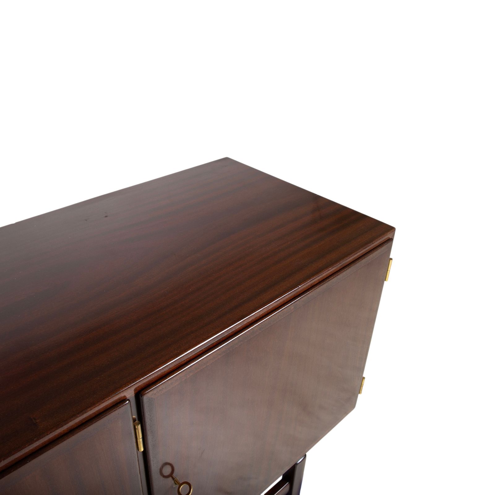 Mid Century Wooden Sideboard Brown By Ole Wanscha 180 X 49 Cm photo 3017.0