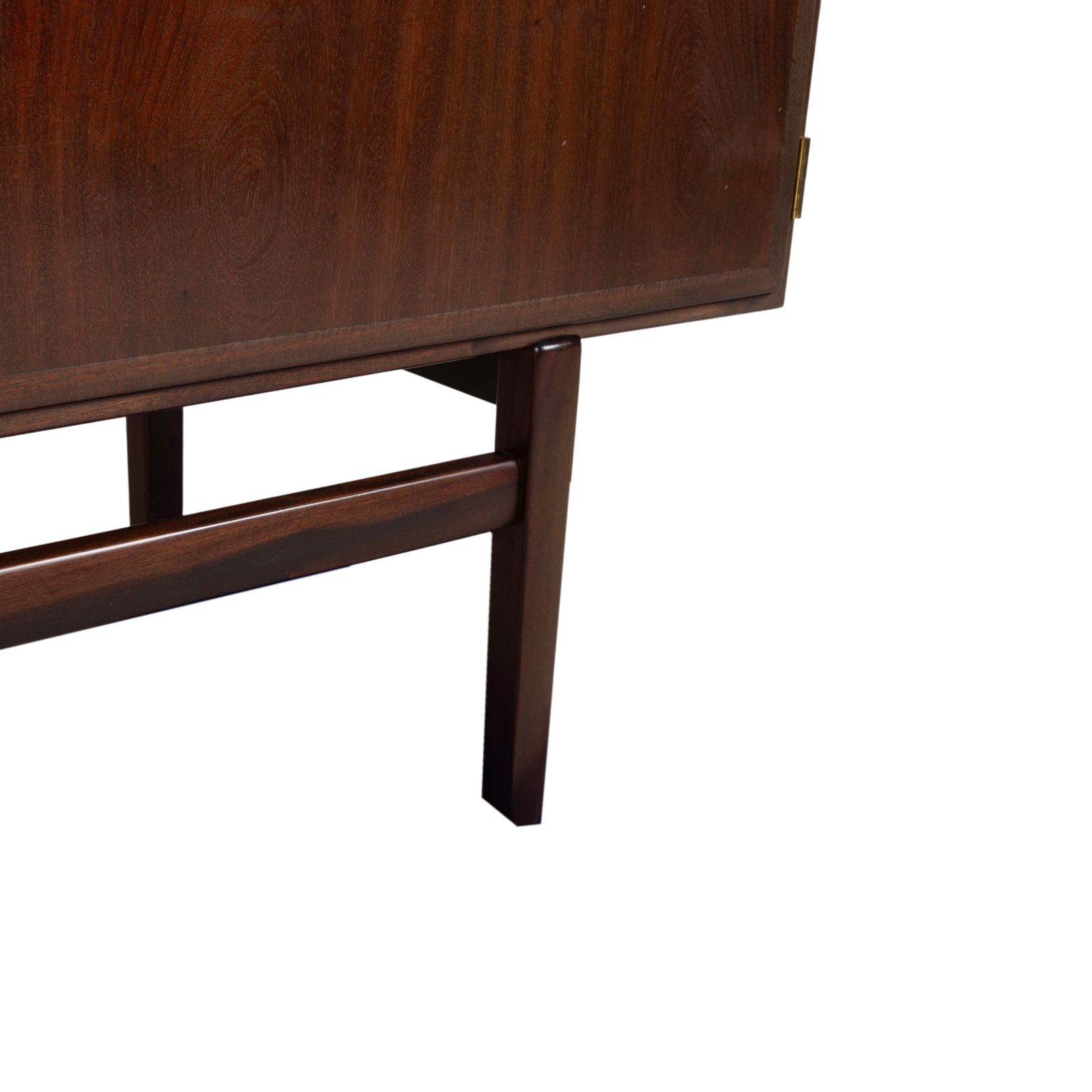 Mid Century Wooden Sideboard Brown By Ole Wanscha 180 X 49 Cm photo buy