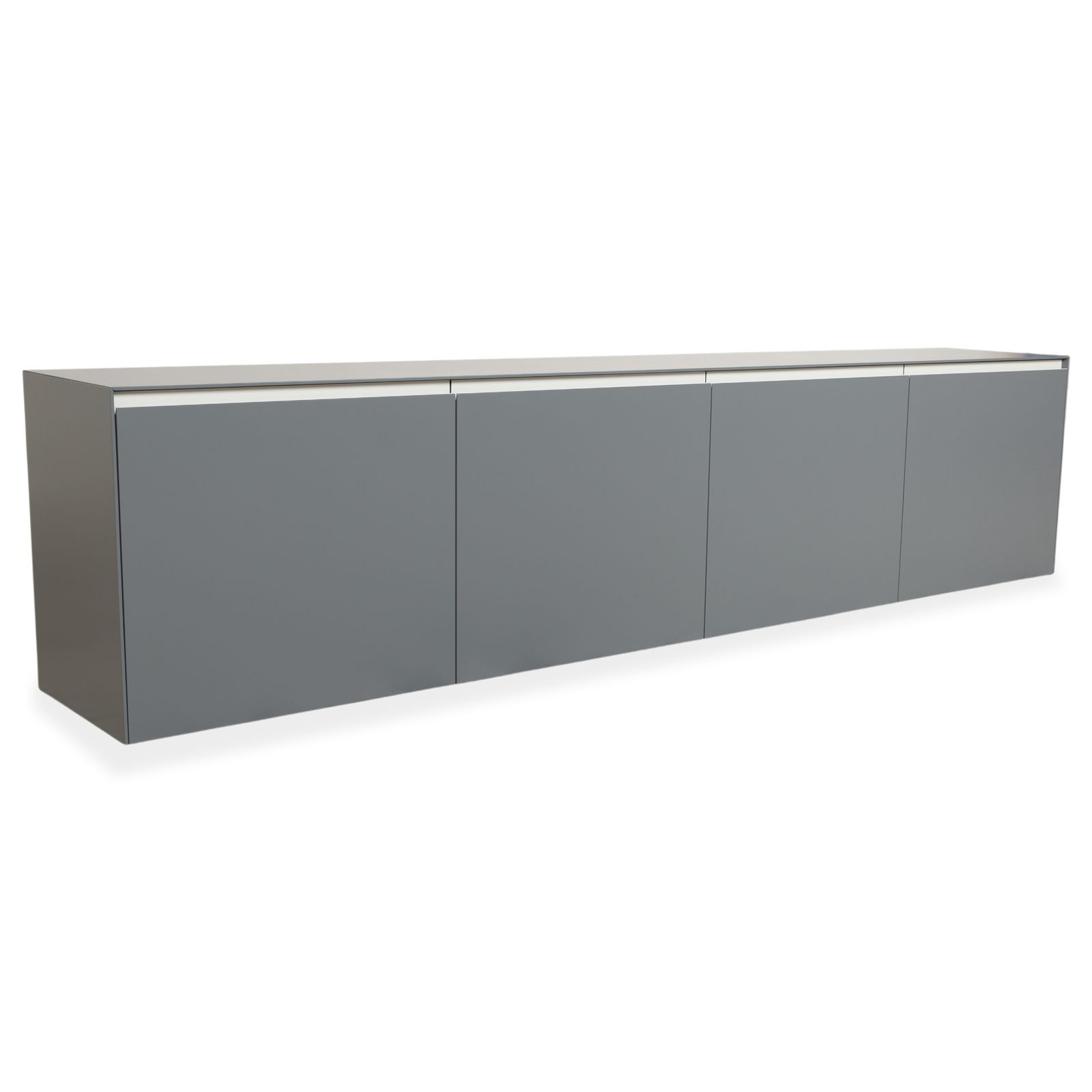 Buffet mural Piure Nex en bois gris