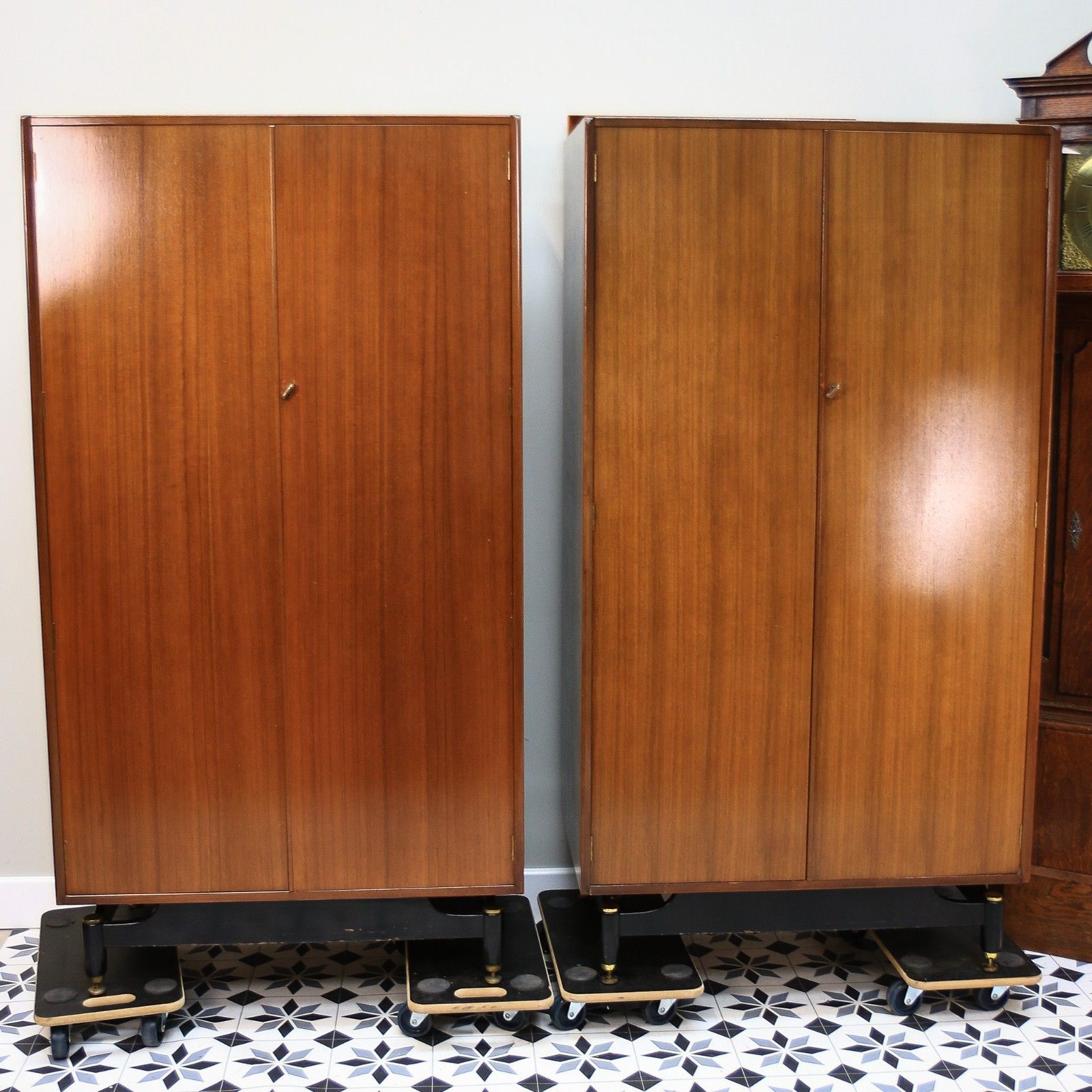 A Pair Of G Plan Tola And Black His And Hers Wardrobes Librenza Range 1960s photo Furniture