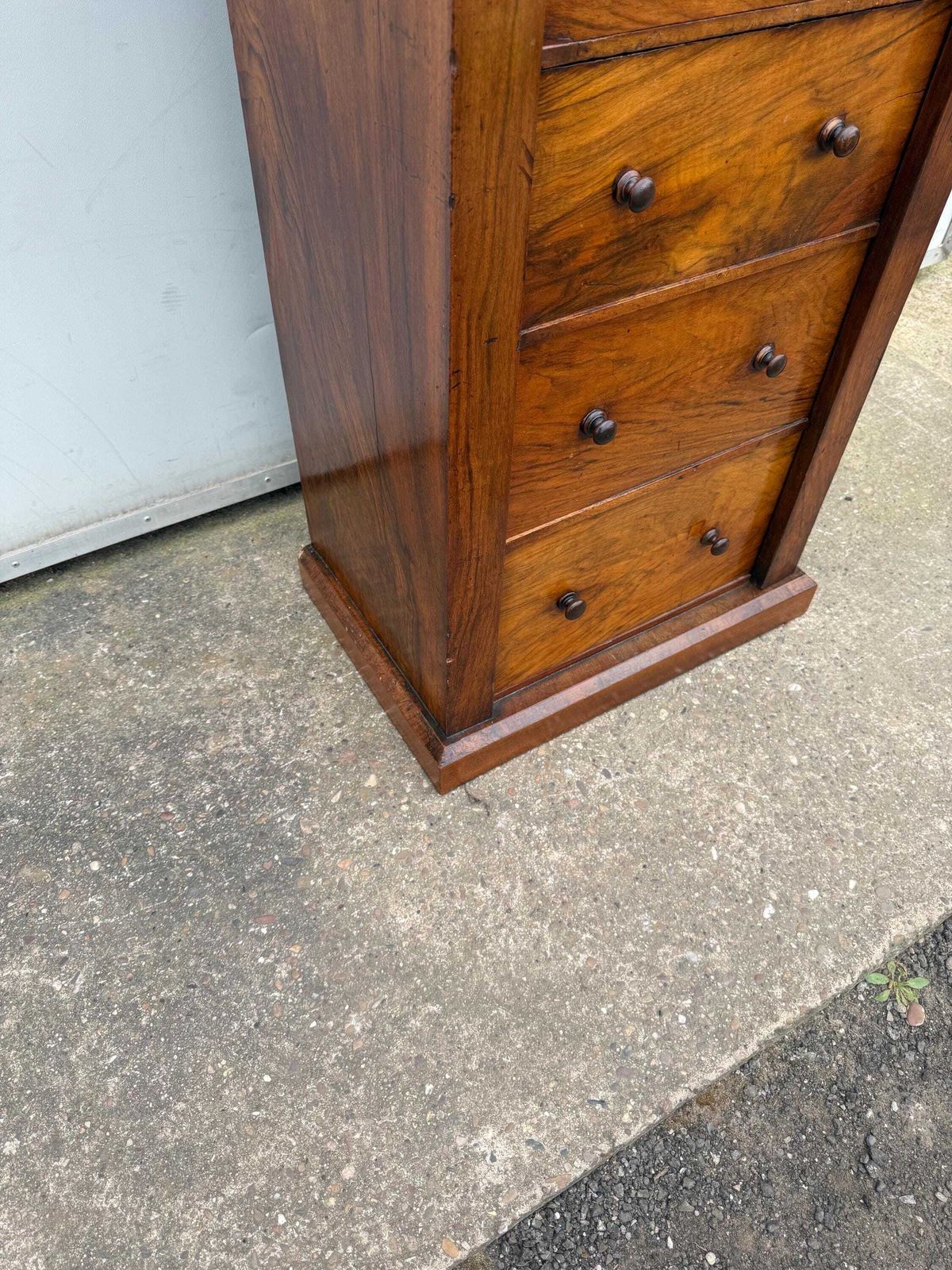 Victorian Mahogany Wellington Chest Of Drawers With Secretaire photo buy