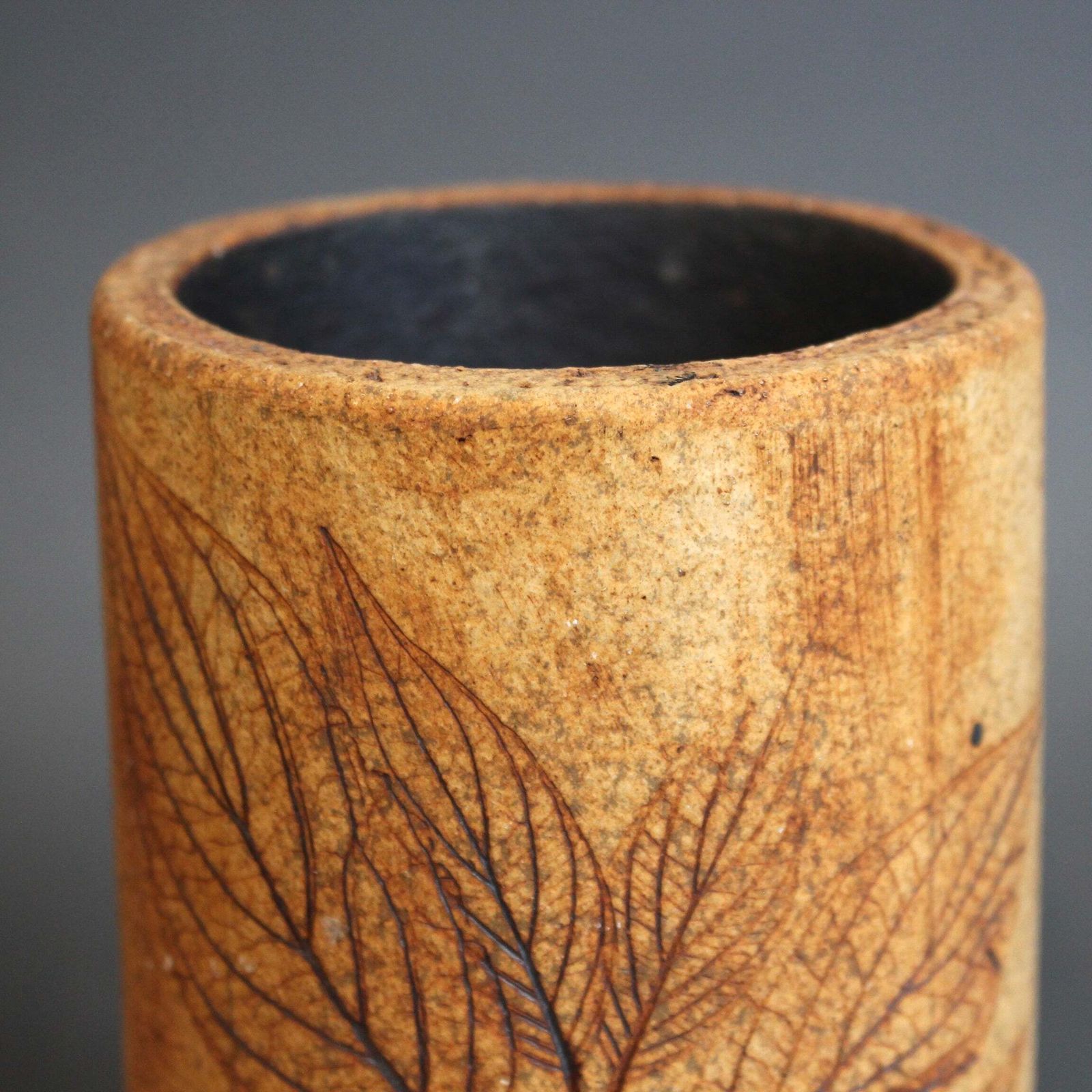 Home Decor French Stoneware Vase By Ramonde Leduc (Circa 1960s 70s) photo