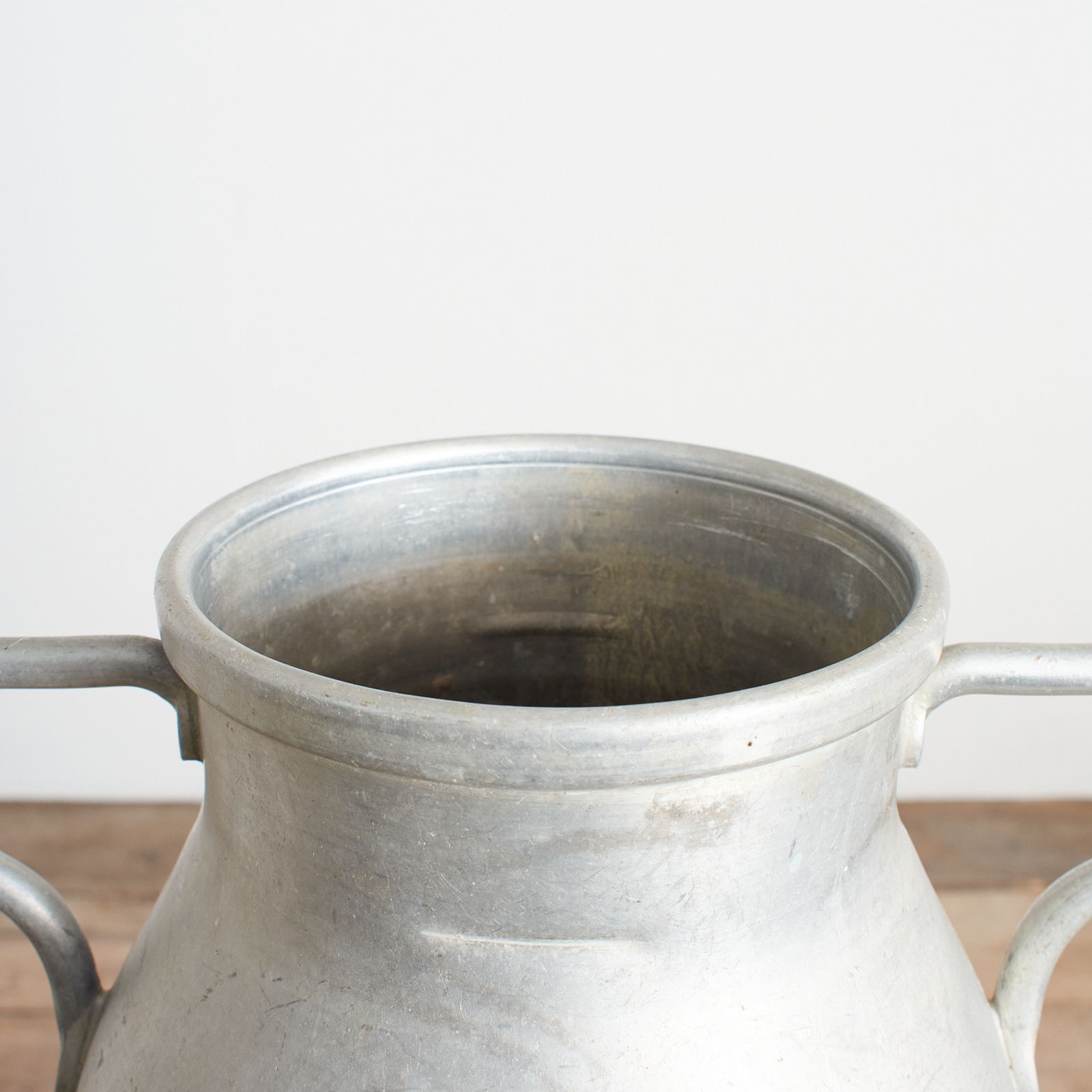Antique French Aluminium Milk Churn  E photo Home Decor