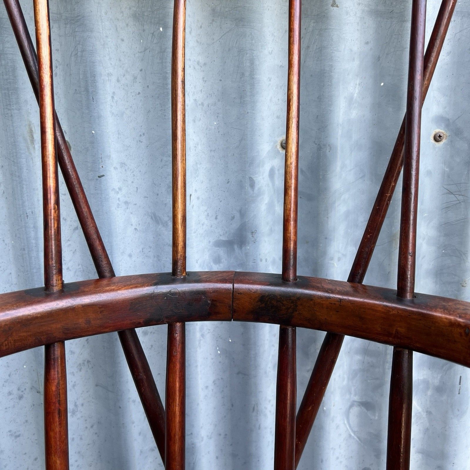 Antique Windsor Goldsmith Comb Stick Back Armchair 19th Century Elm & Beech photo vinterior