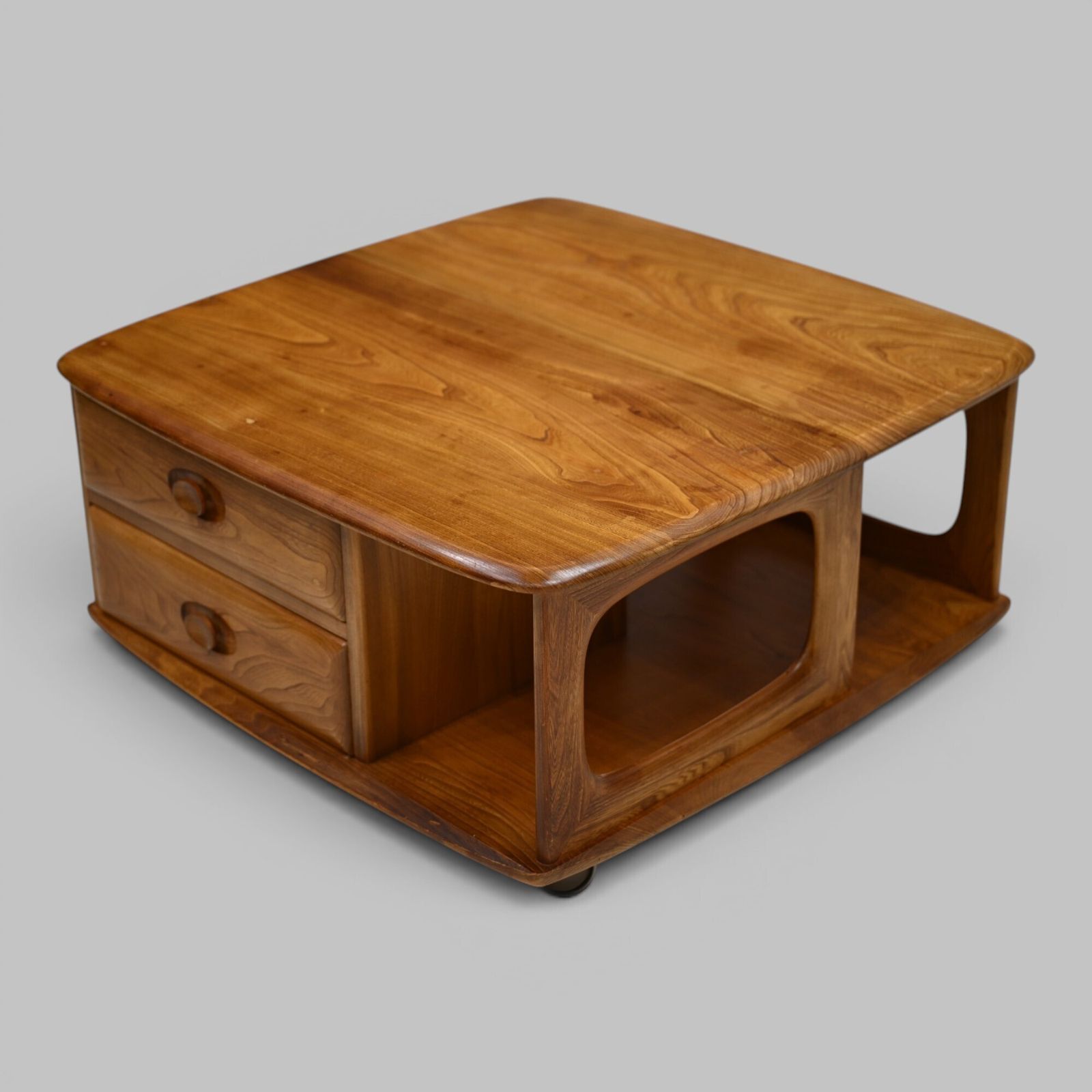 Ercol Pandora Coffee Table 2 Drawers Natural Waxed Finish Free Uk Delivery* photo furniture