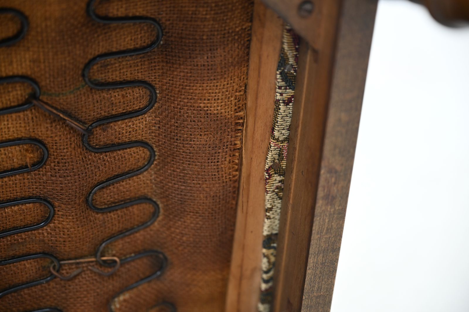 photo buy 4 Old Charm Oak Dining Chairs Ladderback Tudor Fabric Light Oak Free Uk Delivery
