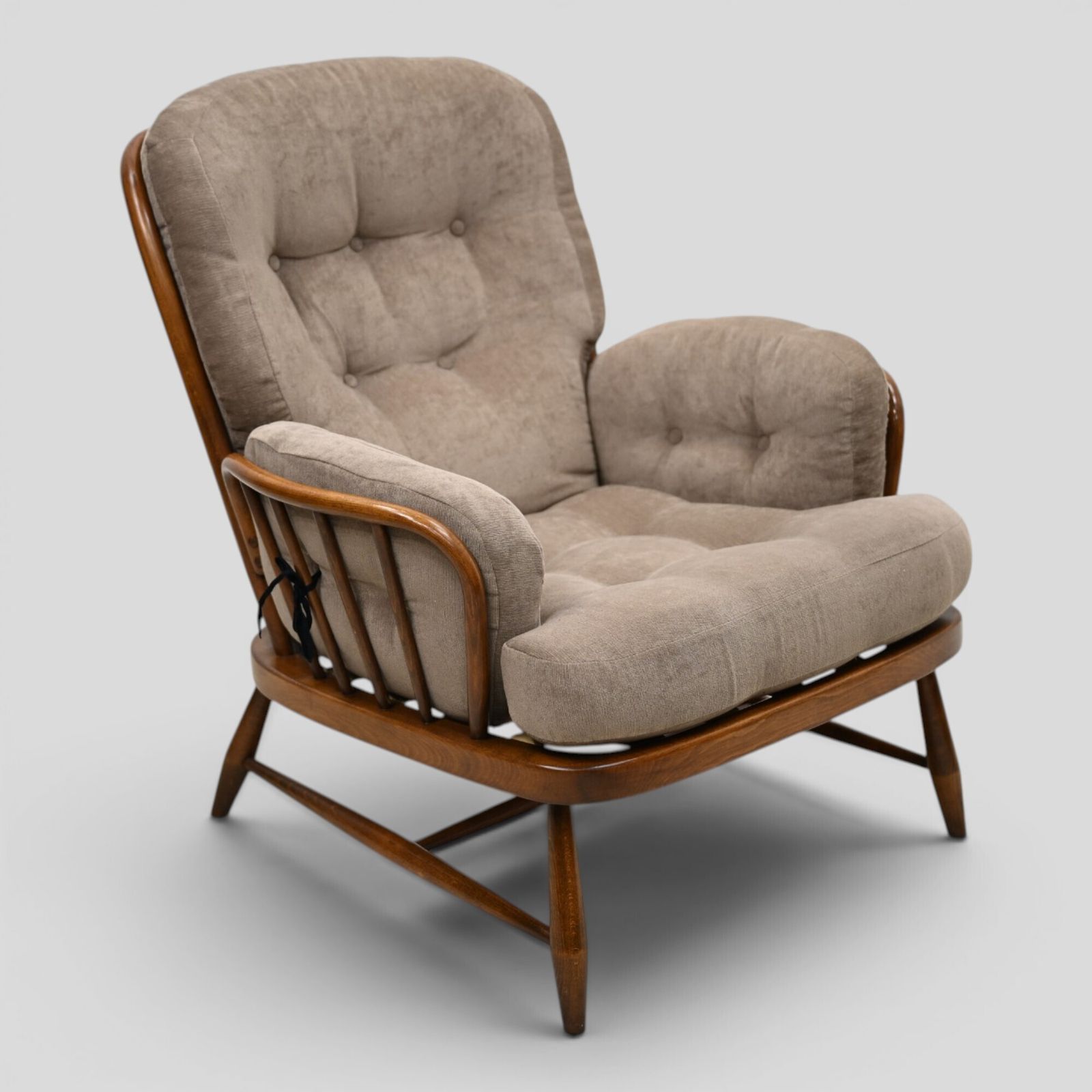 Ercol Jubilee Easy Armchair New Upholstery And Webbing Free Uk Delivery photo vintage