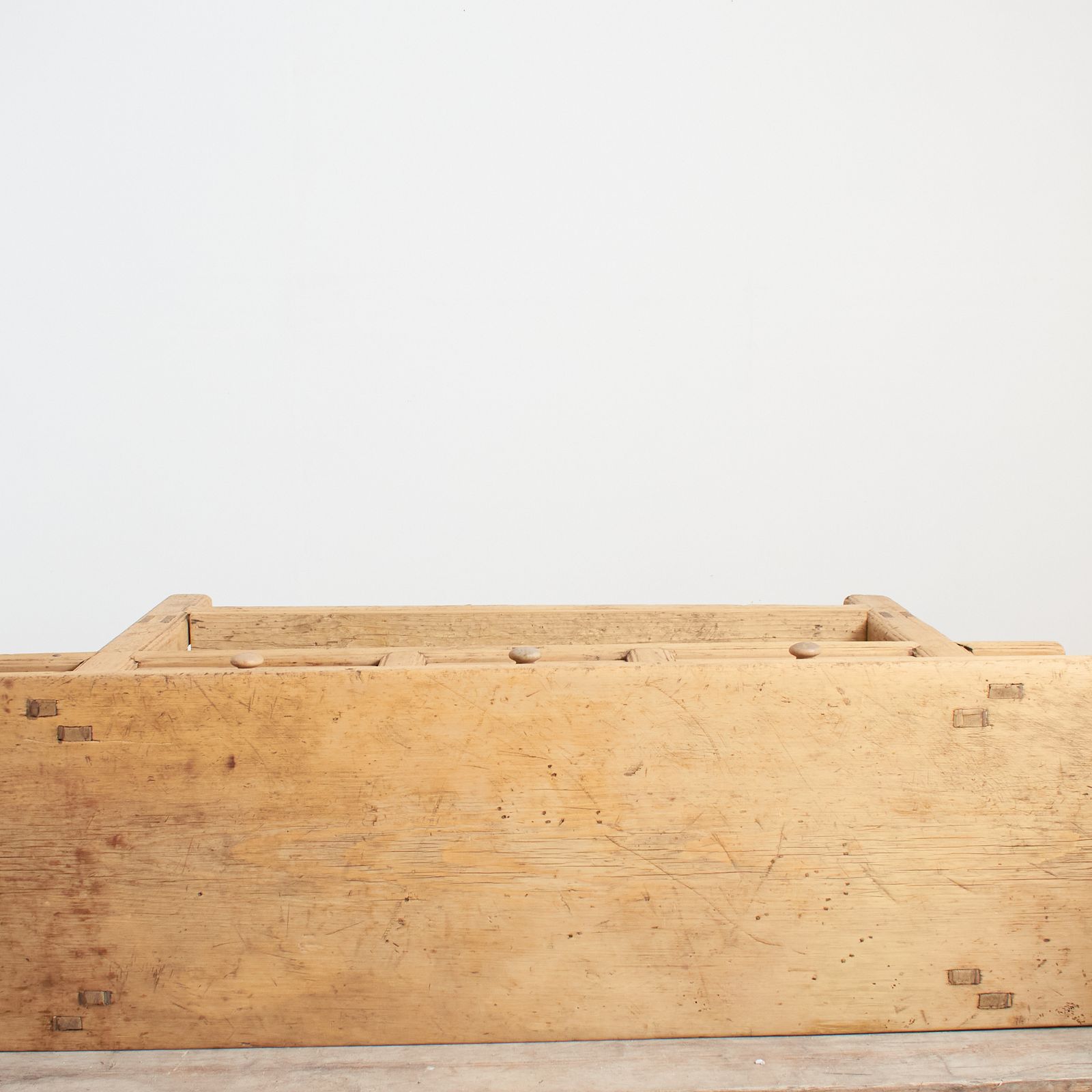 Rustic Reclaimed Antique Console Kitchen Island Bakers Table – C photo buy