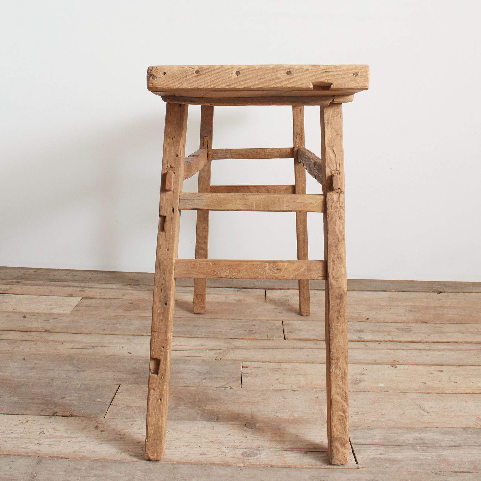Antique Rustic Elm Console Table – Bd photo vinterior
