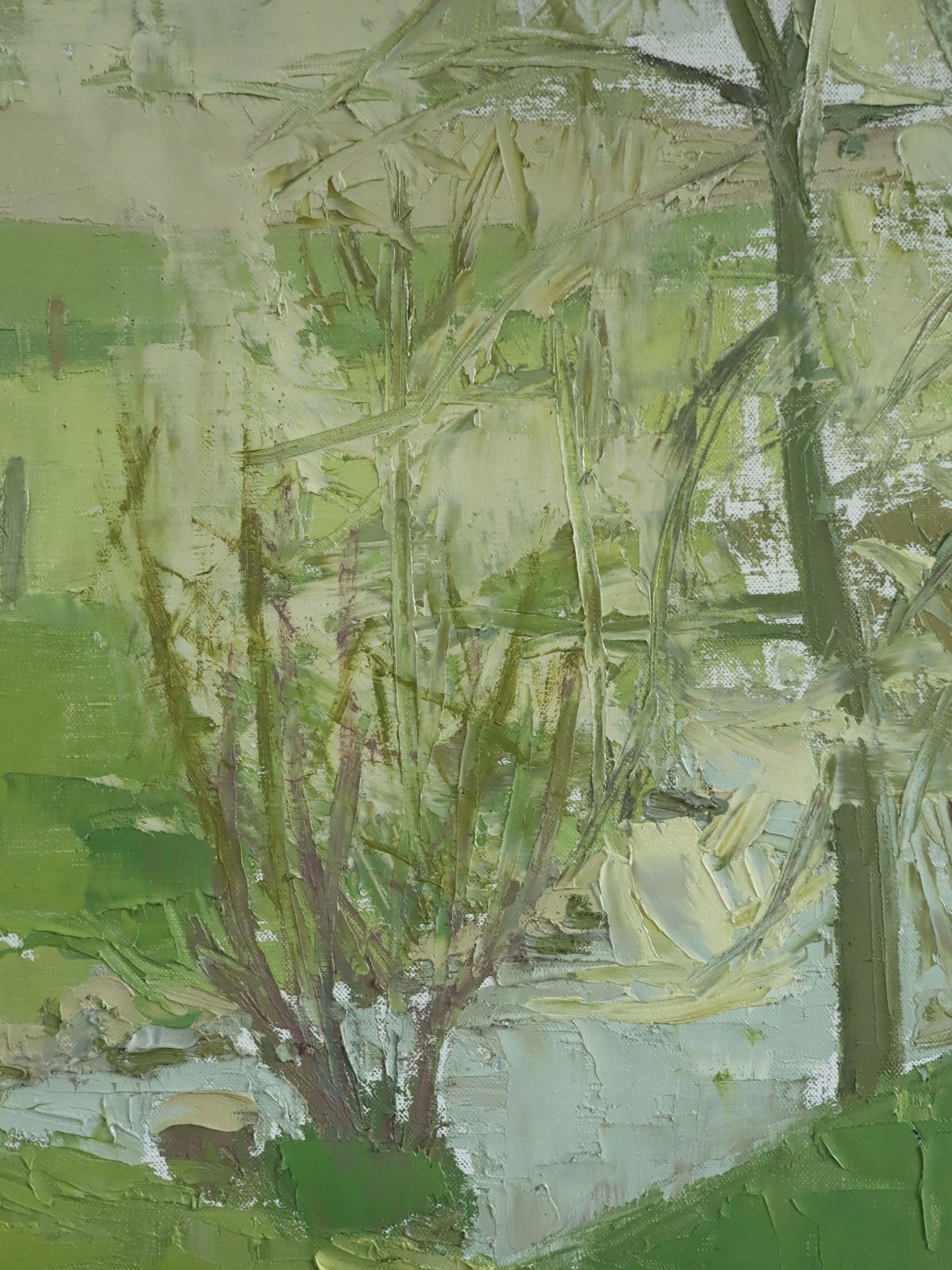 Whispering Canopy Oil Painting photo vinterior
