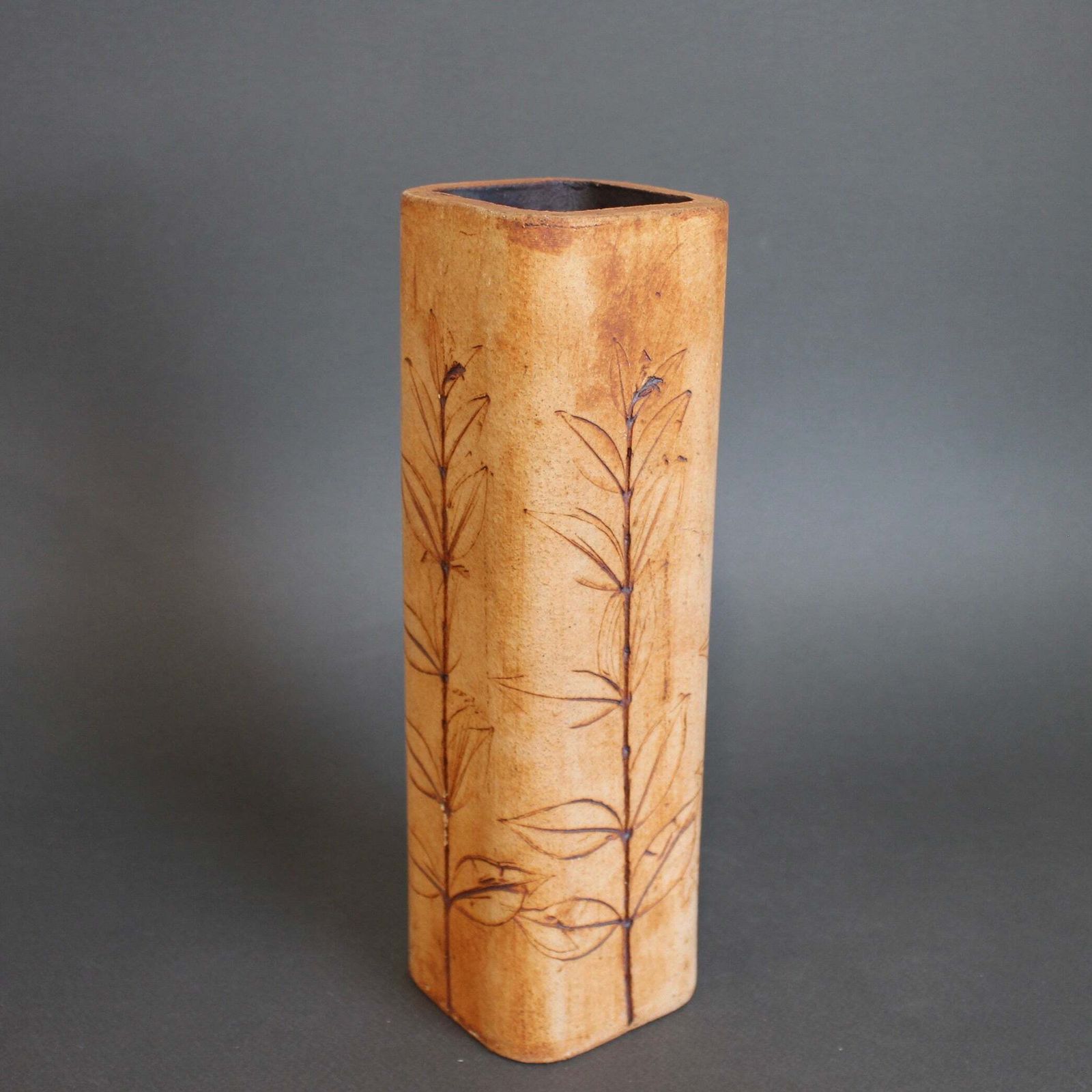 French Stoneware Vase By Raymonde Leduc (Circa 1960s 70s) photo Home Decor