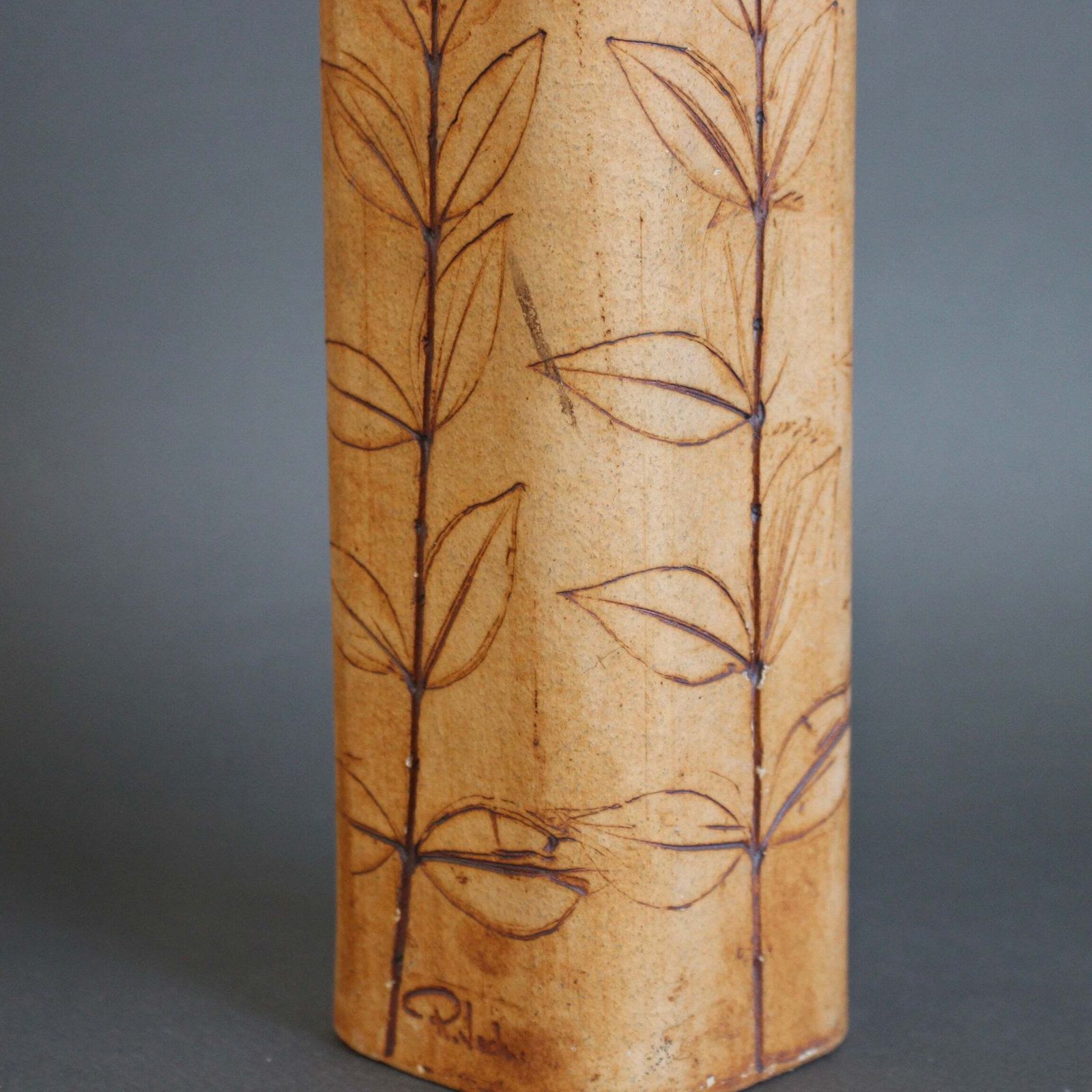 photo for sale French Stoneware Vase By Raymonde Leduc (Circa 1960s 70s)