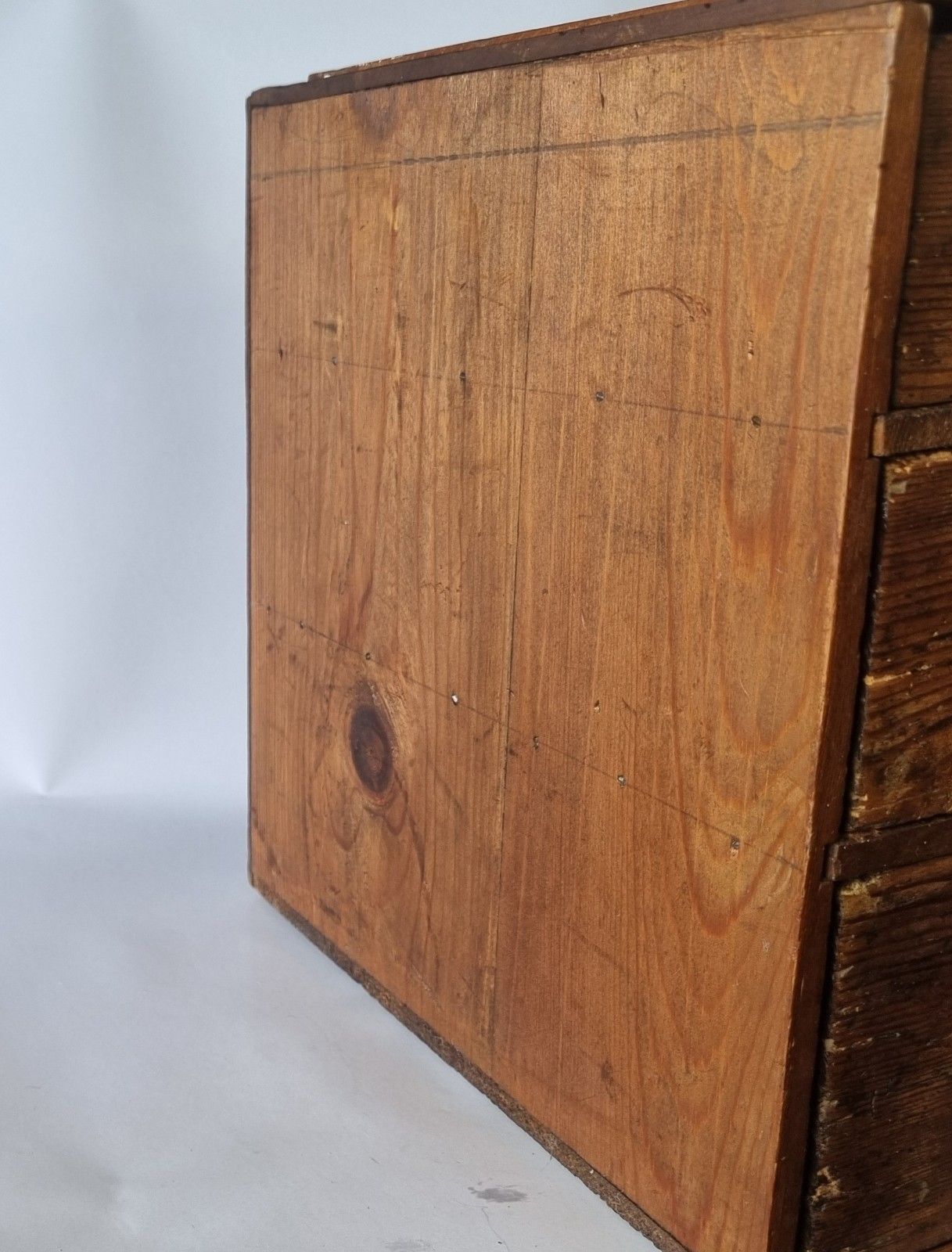 Vintage 6 Drawer Tool Chest Collectors Cabinet Engineer Watchmaker Scratch Made photo Furniture