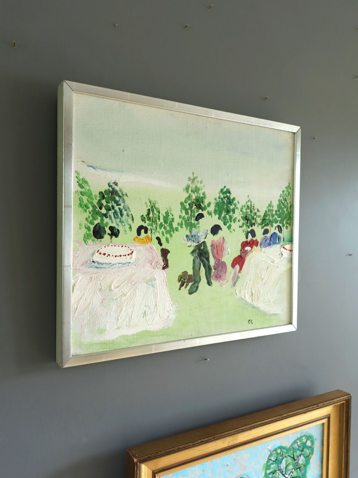 Garden Celebration Oil Painting photo buy