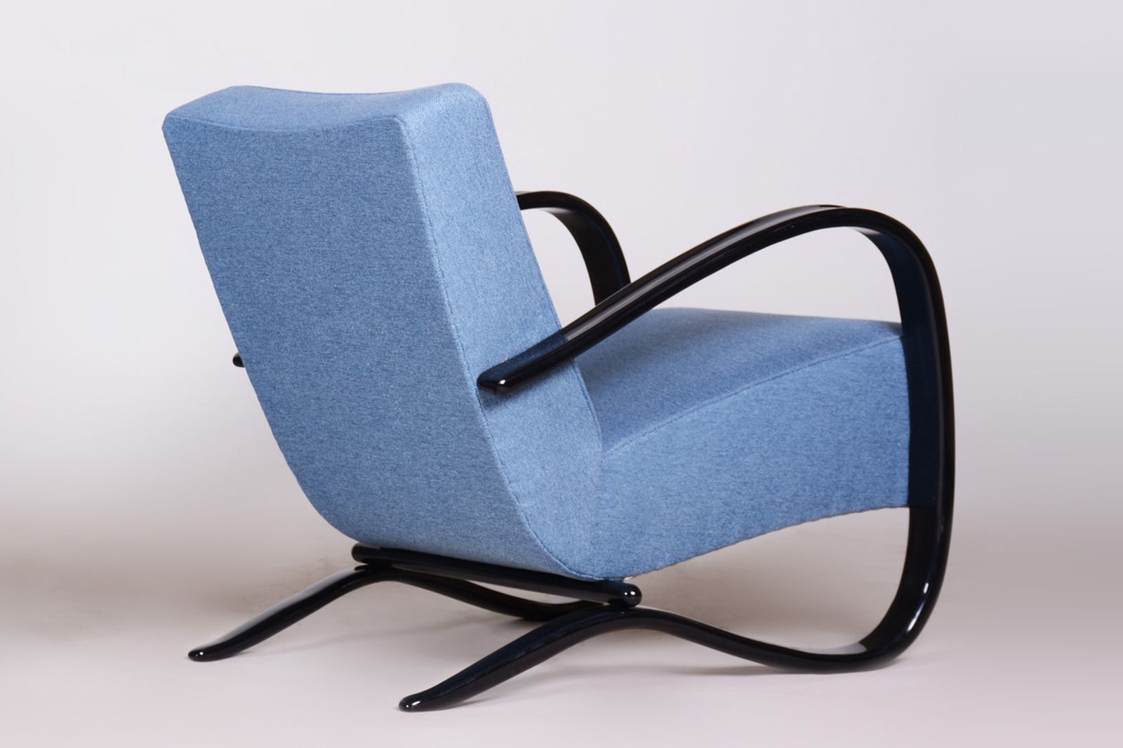 Restored Art Deco Armchair, By J. Halabala For Up Zavody, Beech, Czech, 1930s photo furniture