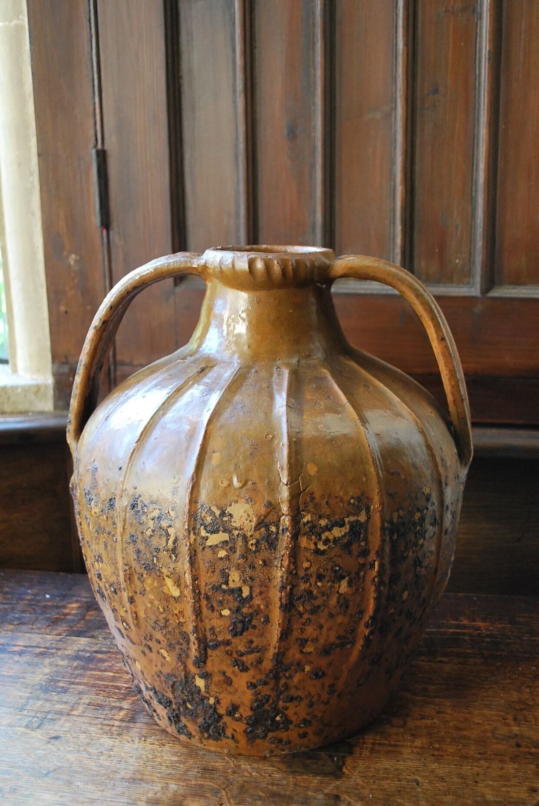 Antique Earthenware Oil Jar, 18th Century And Earlier photo 282.0