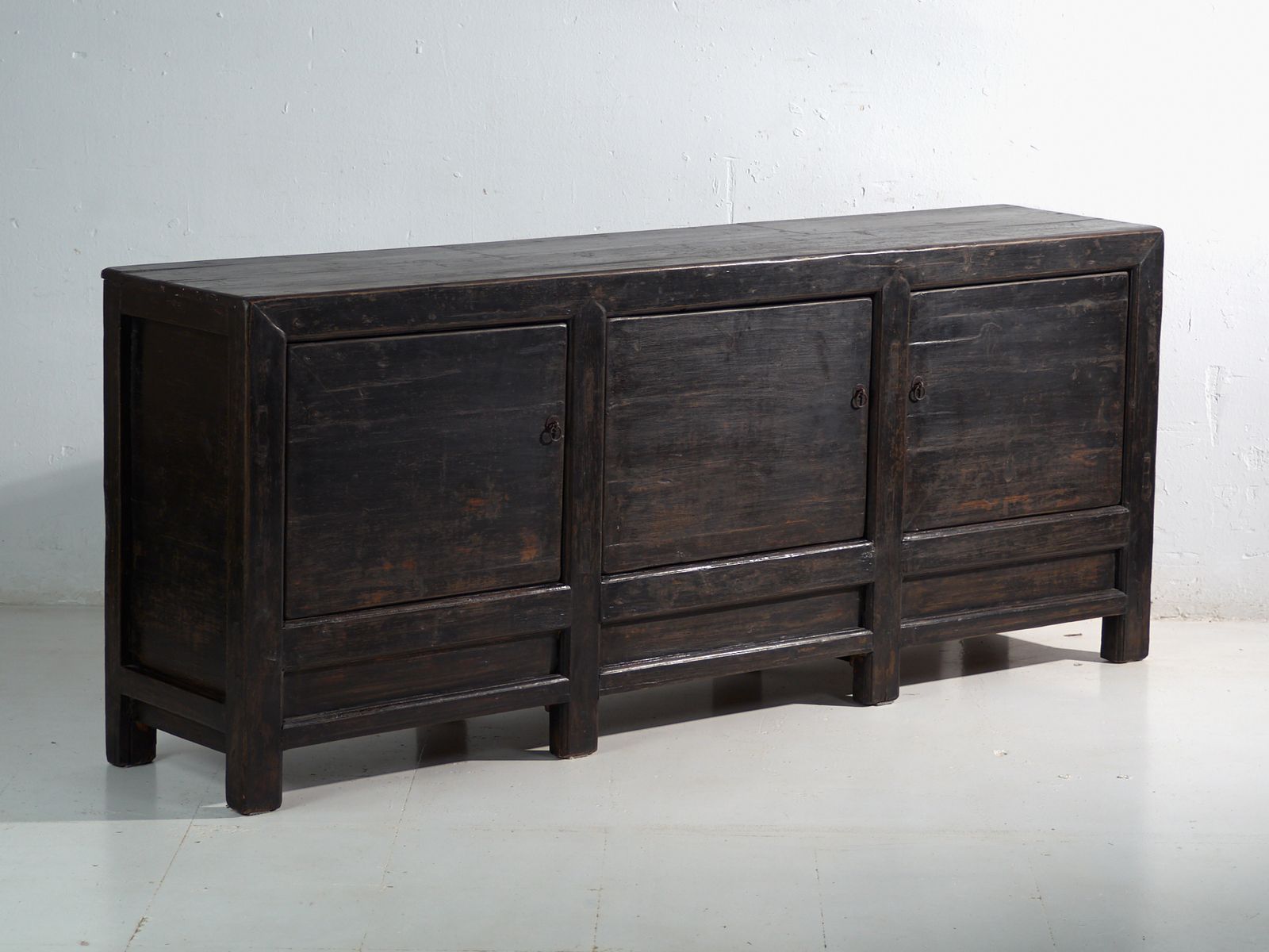 Antique Painted Sideboard In Elm Wood – China, Circa 1930