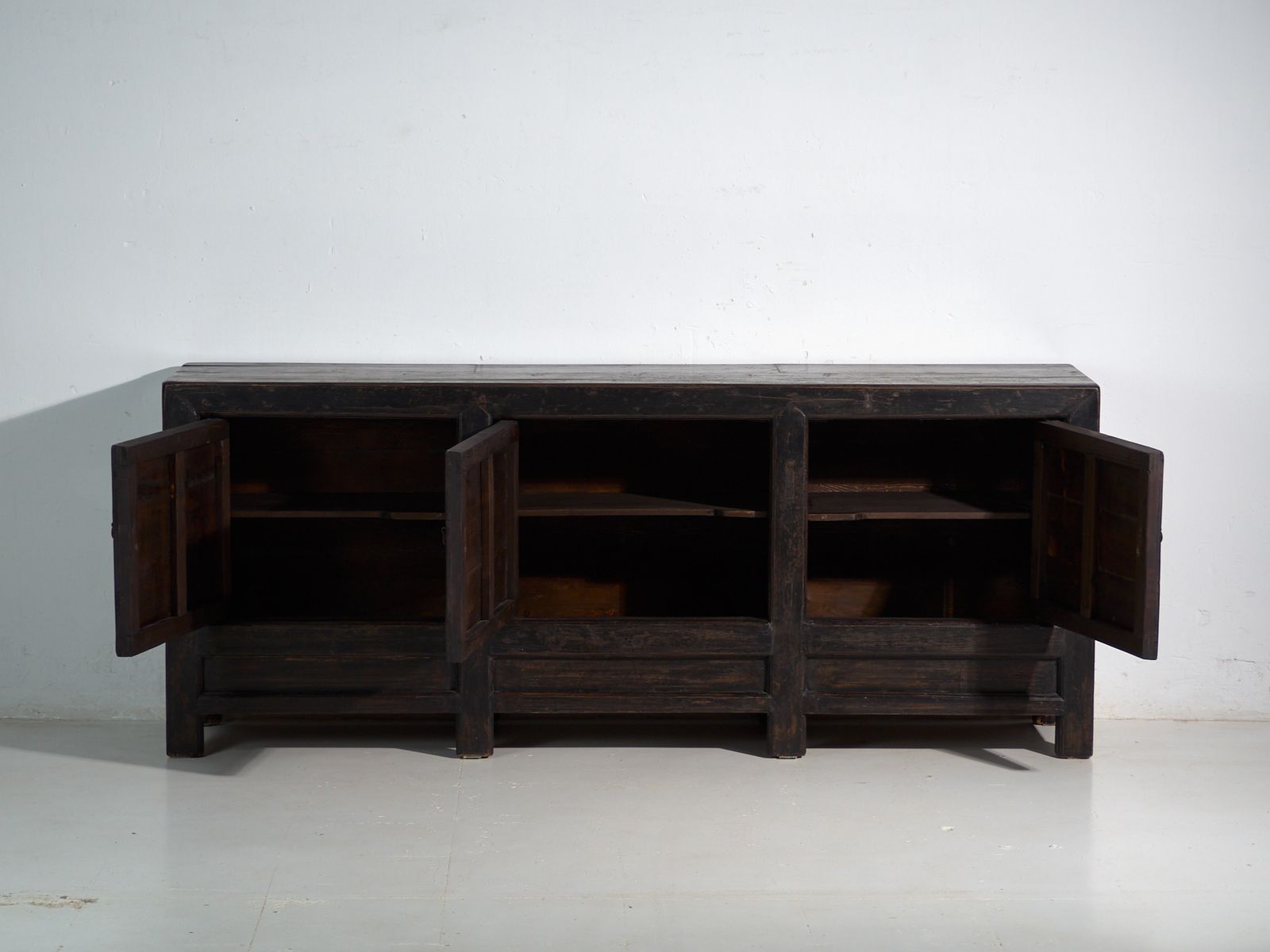 Antique Painted Sideboard In Elm Wood – China, Circa 1930 photo furniture