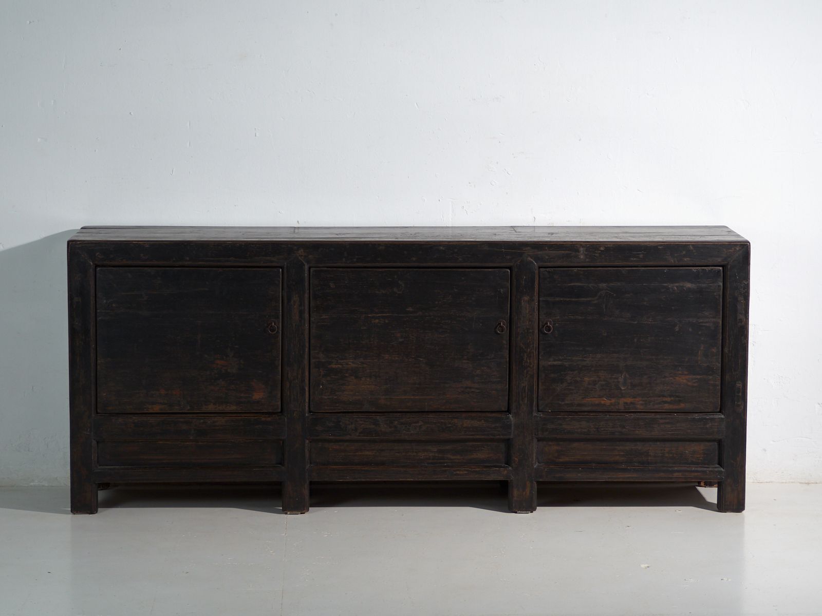 Antique Painted Sideboard In Elm Wood – China, Circa 1930 photo Furniture