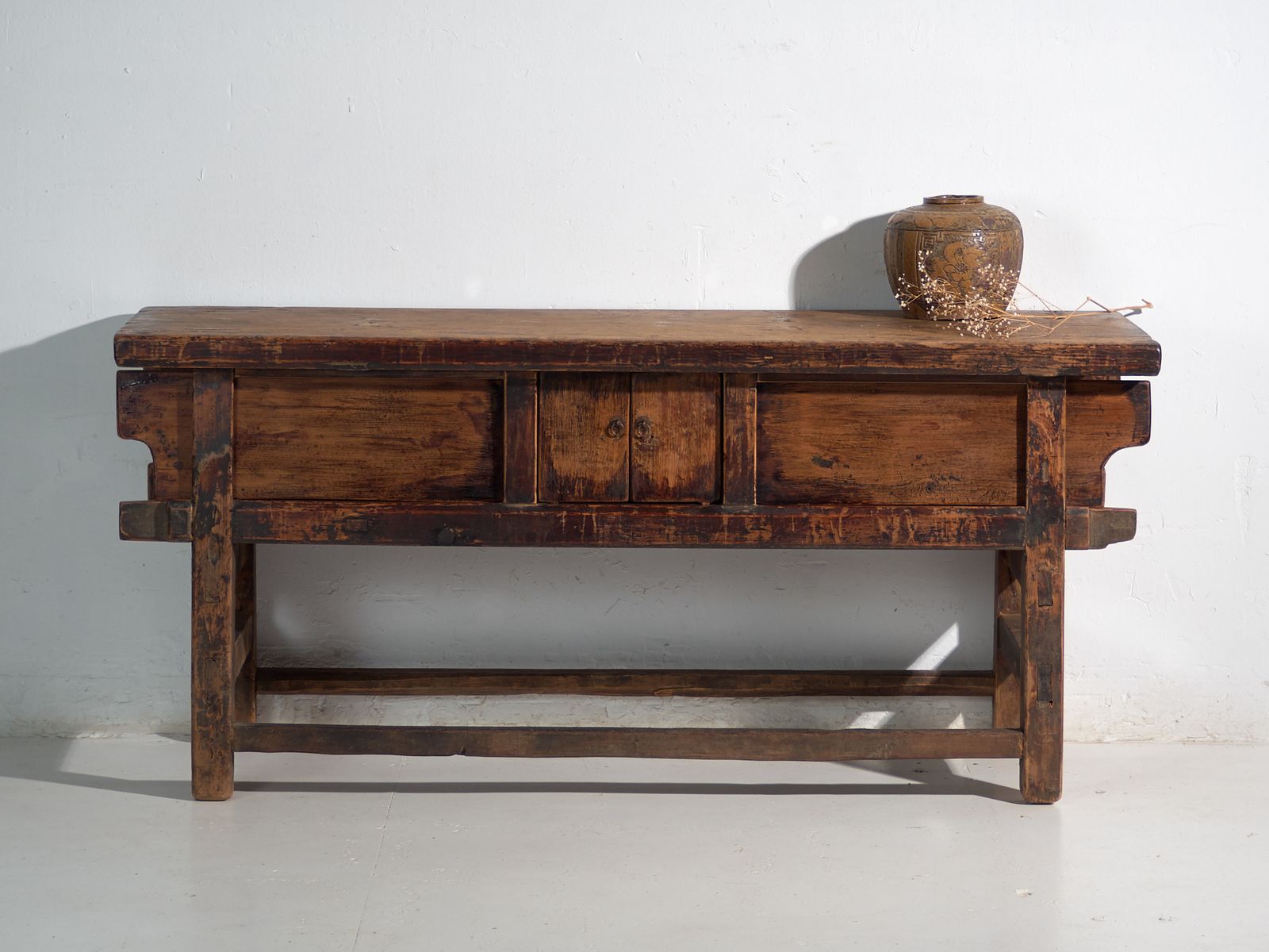 photo for sale Antique Console Table In Elm Wood – China, Circa 1900