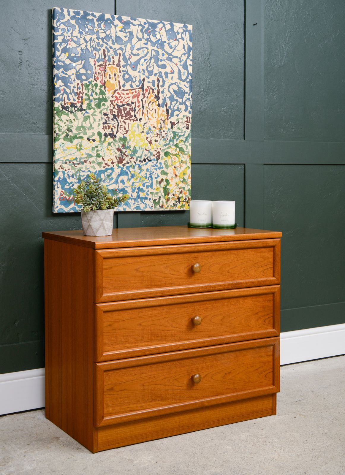 Vintage G Plan Albany Chest Of Drawers   Teak   1980s