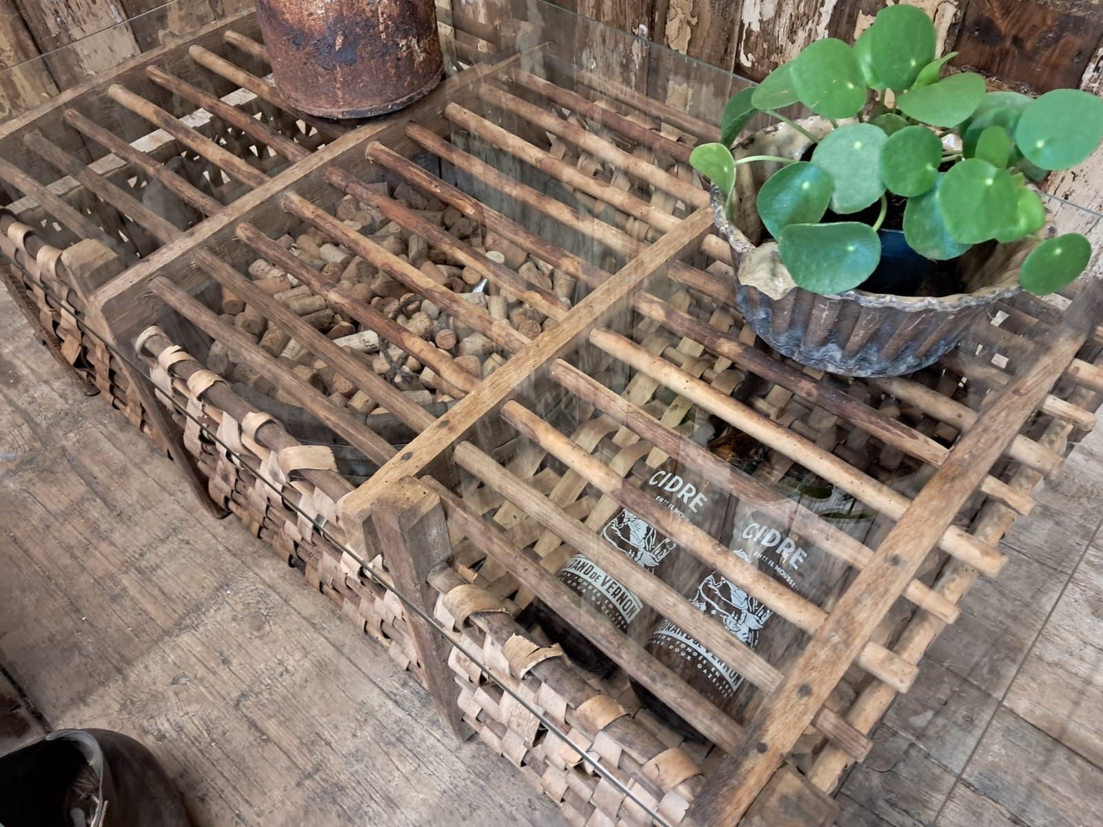 Antique Canard Coop Coffee Table photo vintage
