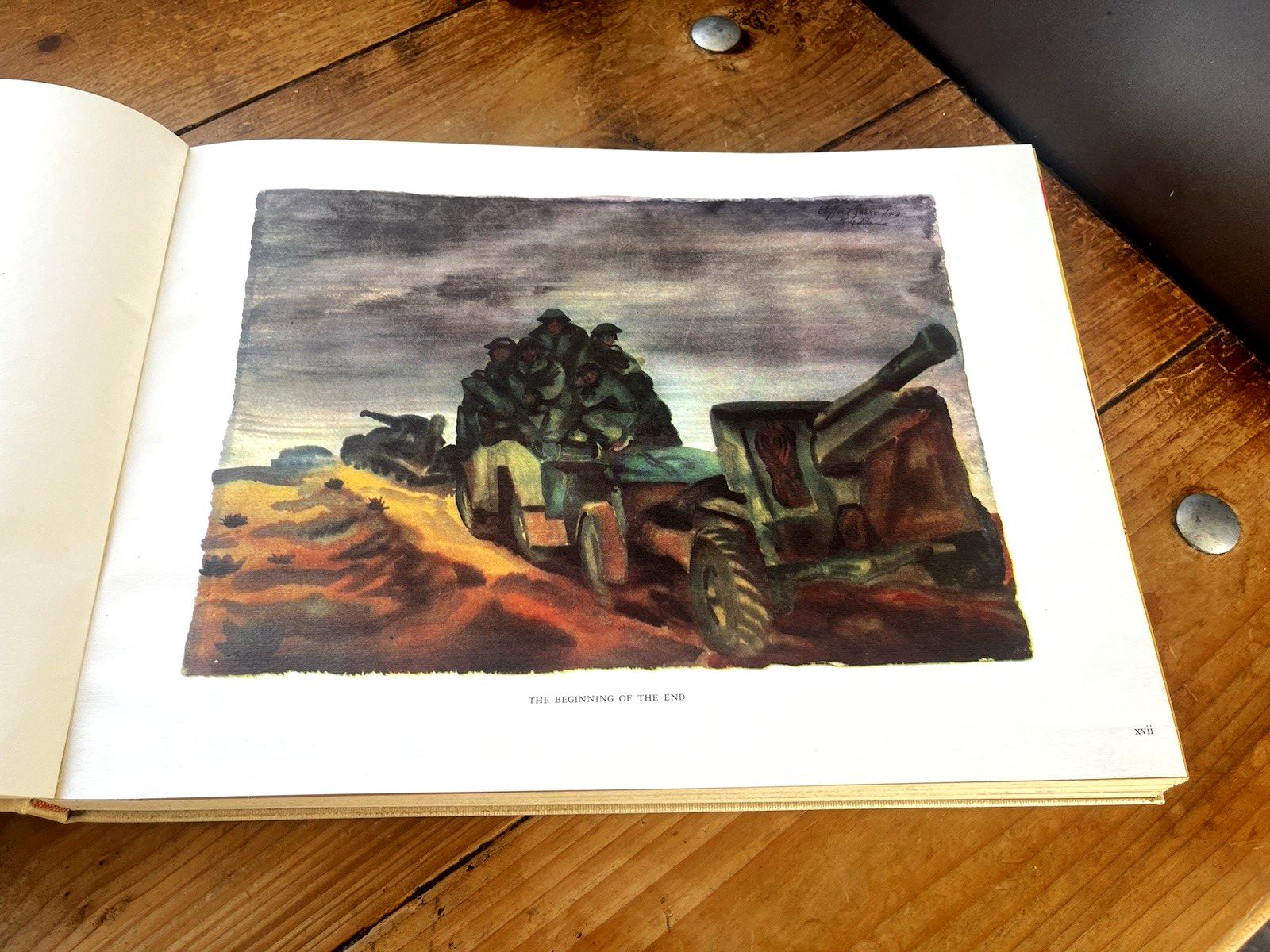 Rare Desert Rat Sketch Book Clifford Saber 1959 First Edition Wwii Military Art photo vintage