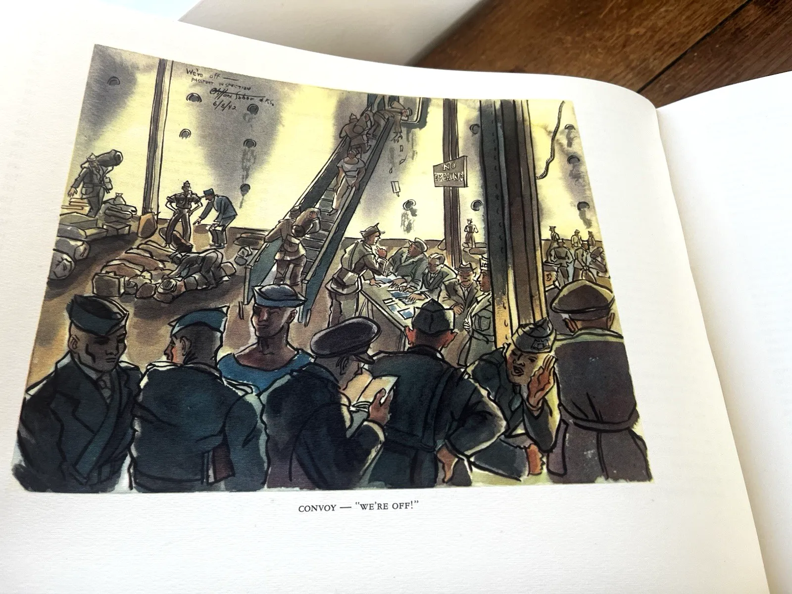 Home Decor Rare Desert Rat Sketch Book Clifford Saber 1959 First Edition Wwii Military Art photo