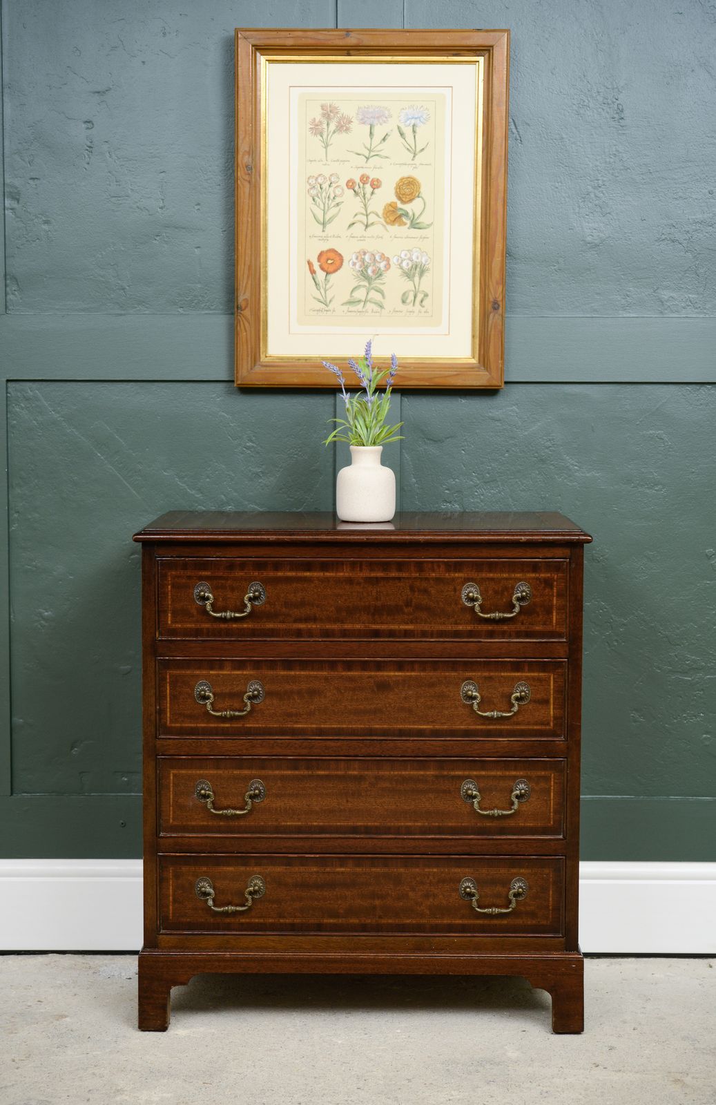 Small Regency Style Chest Of Drawers   Mahogany   Georgian Style photo furniture