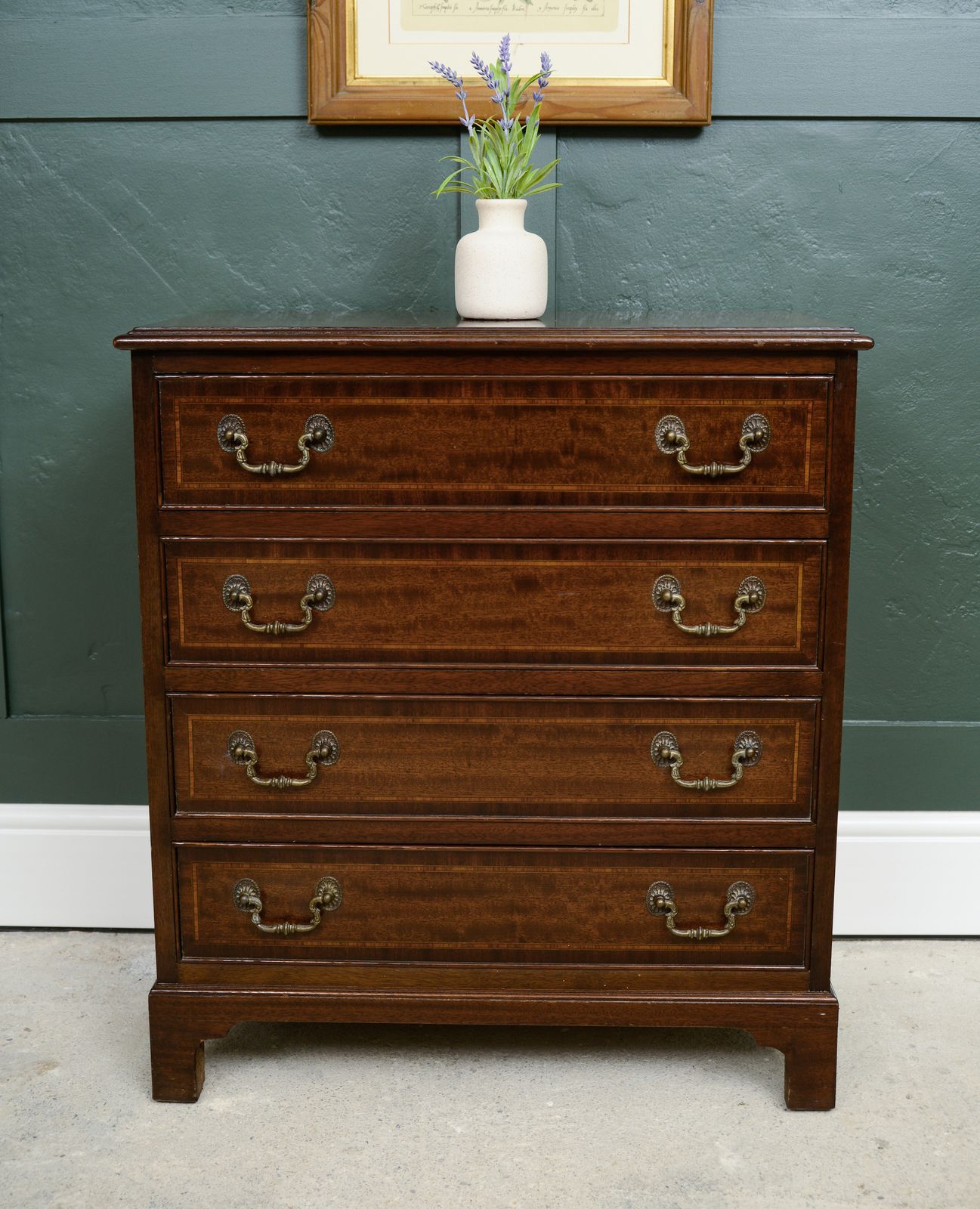 Small Regency Style Chest Of Drawers   Mahogany   Georgian Style photo 500.0