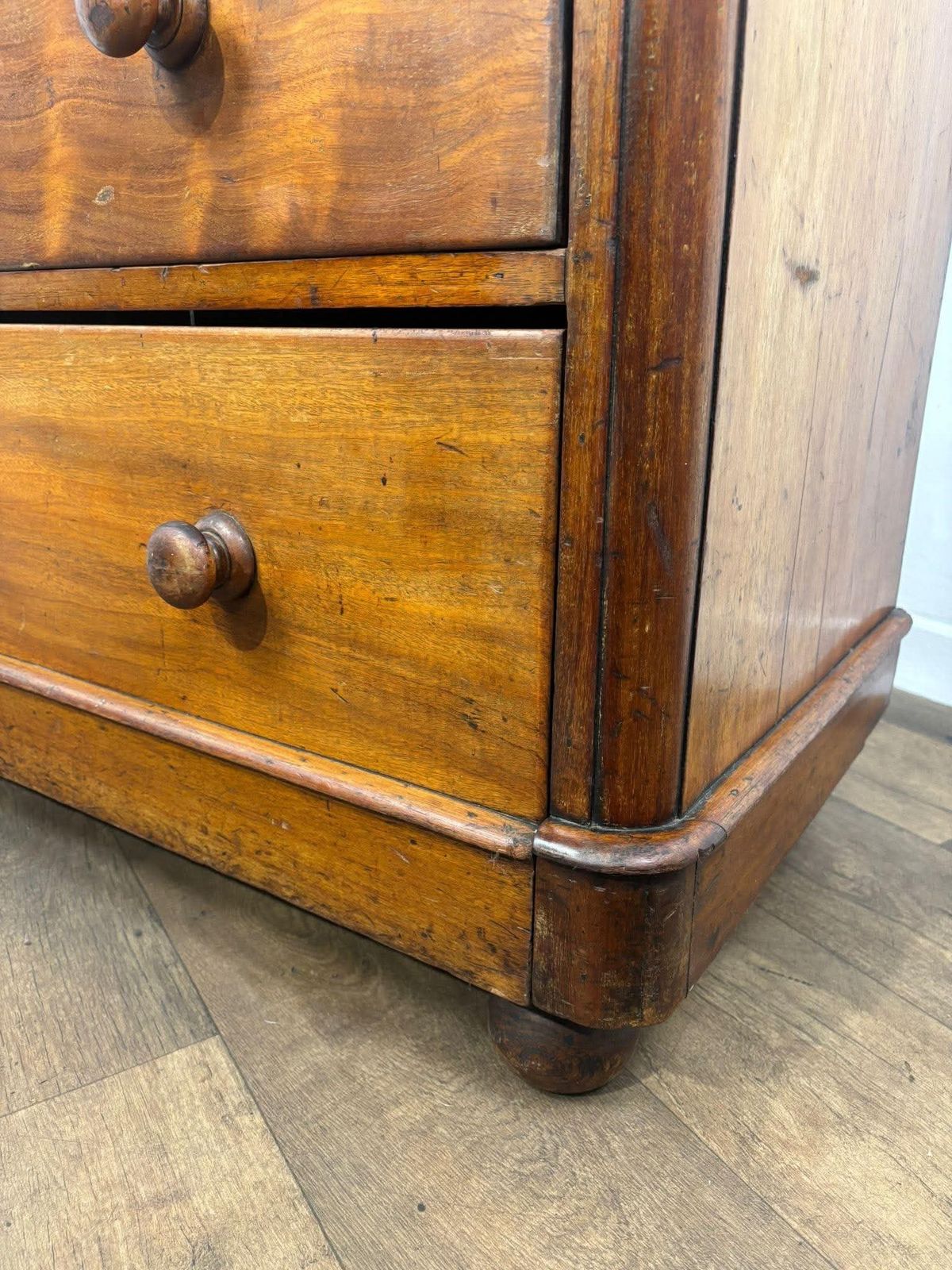 photo for sale Victorian Mahogany Two Over Three Chest Of Drawers
