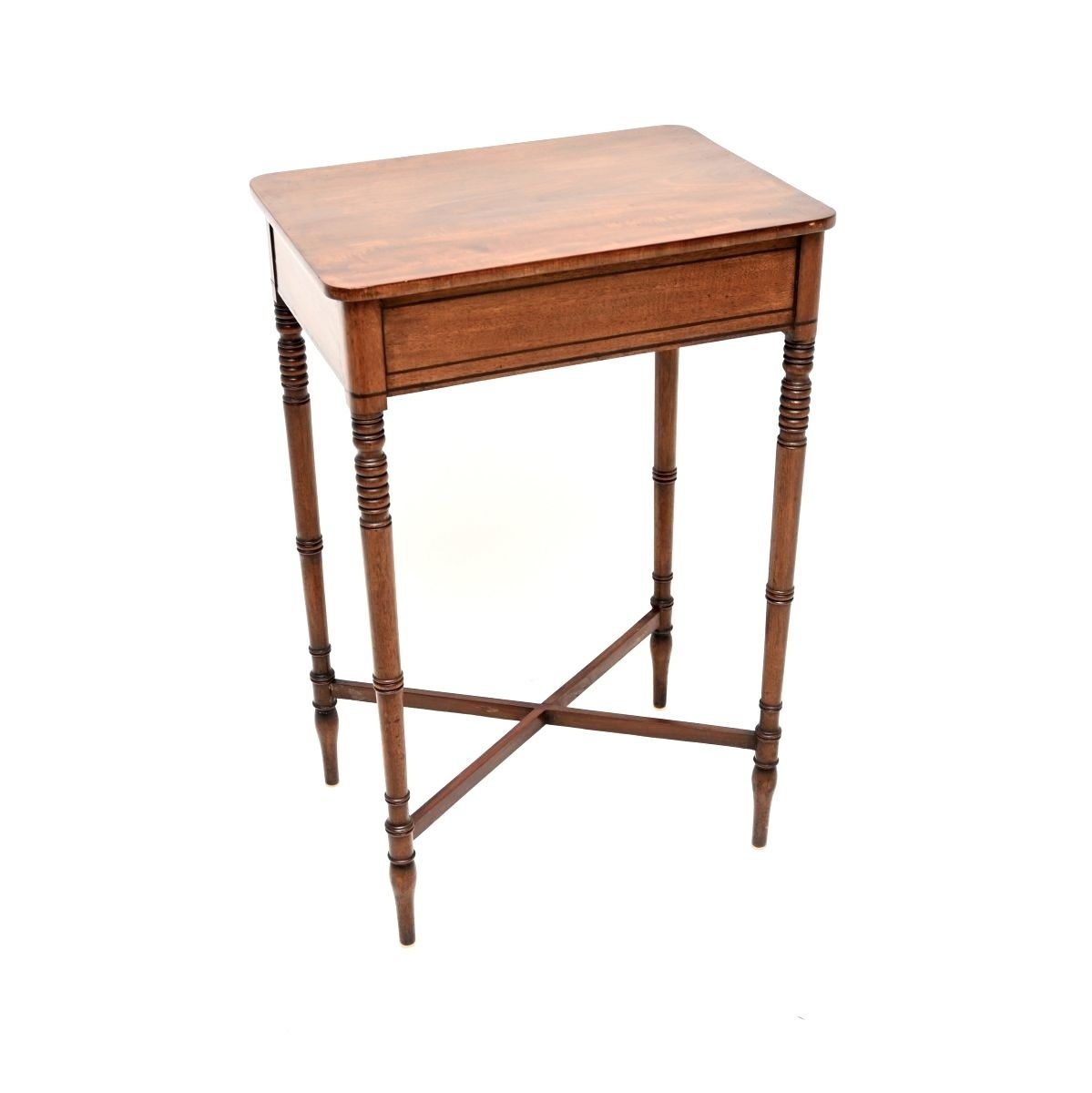 photo furniture Antique Georgian Period Mahogany Side Table