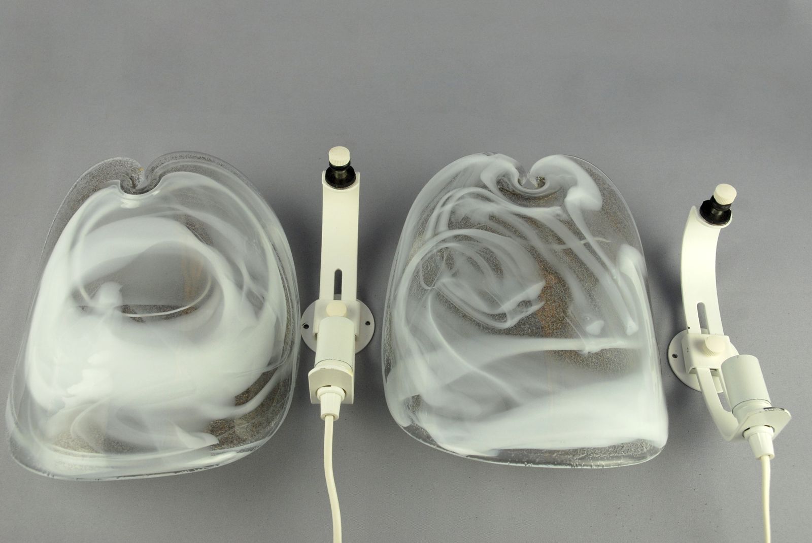 Glass Sconces By Per Lutken For Holmegaard, 1972, Set Of 2 photo buy