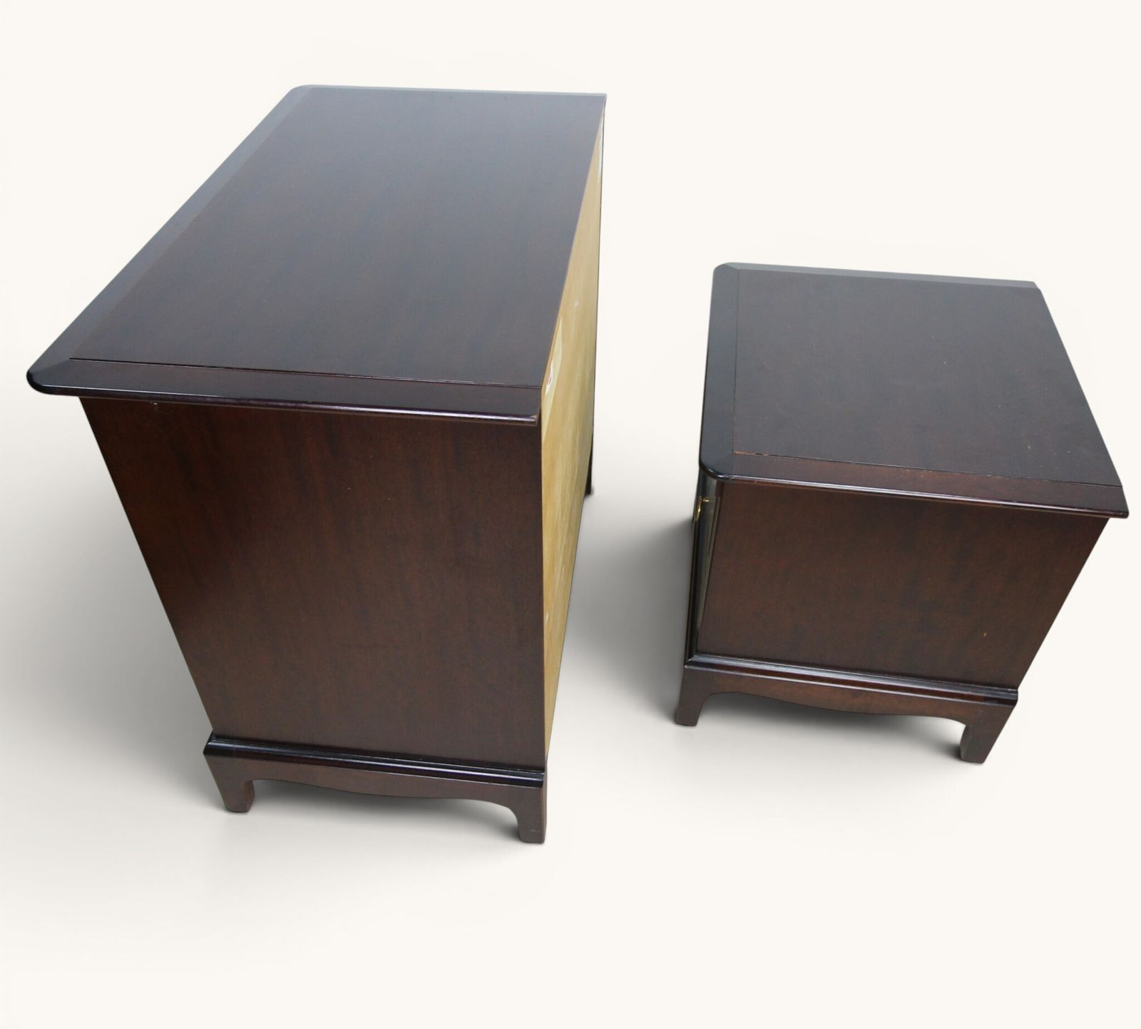 Stag Minstrel 3 Drawer Chest Of Drawers With Matching Bedside Cabinet Set photo buy
