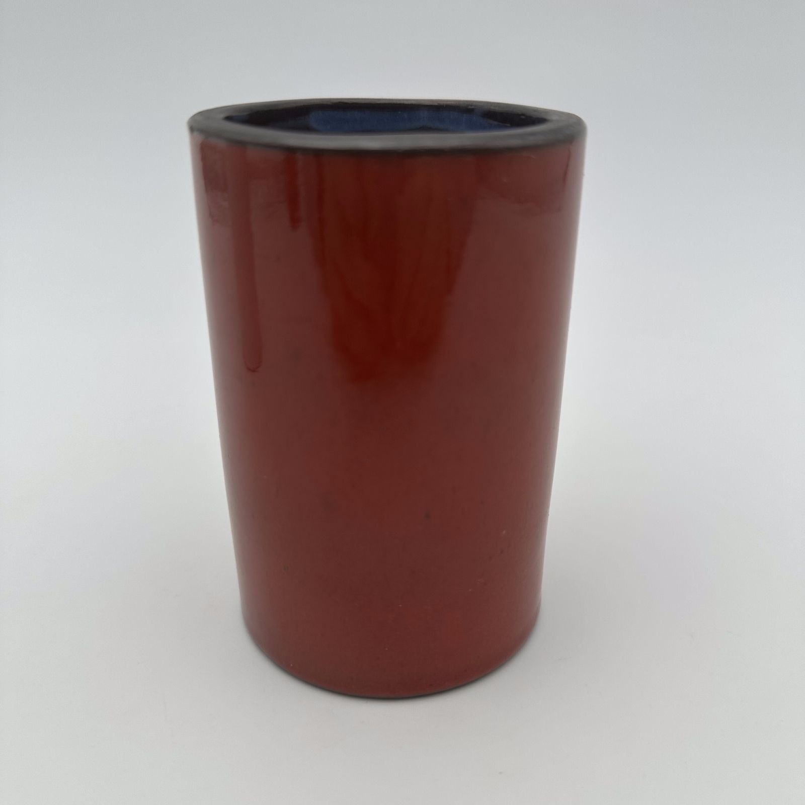Set Of Three Small Enamelled Ceramic Vases, In The Style Of Georges Jouve, 1950s. photo vintage
