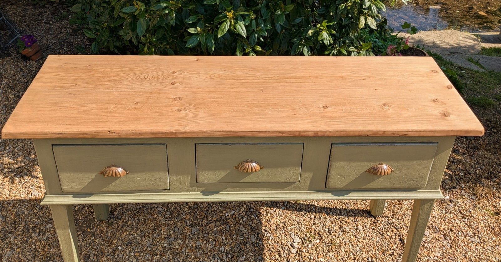 Beautiful 19th Century Hand Painted Dresser Base photo for sale