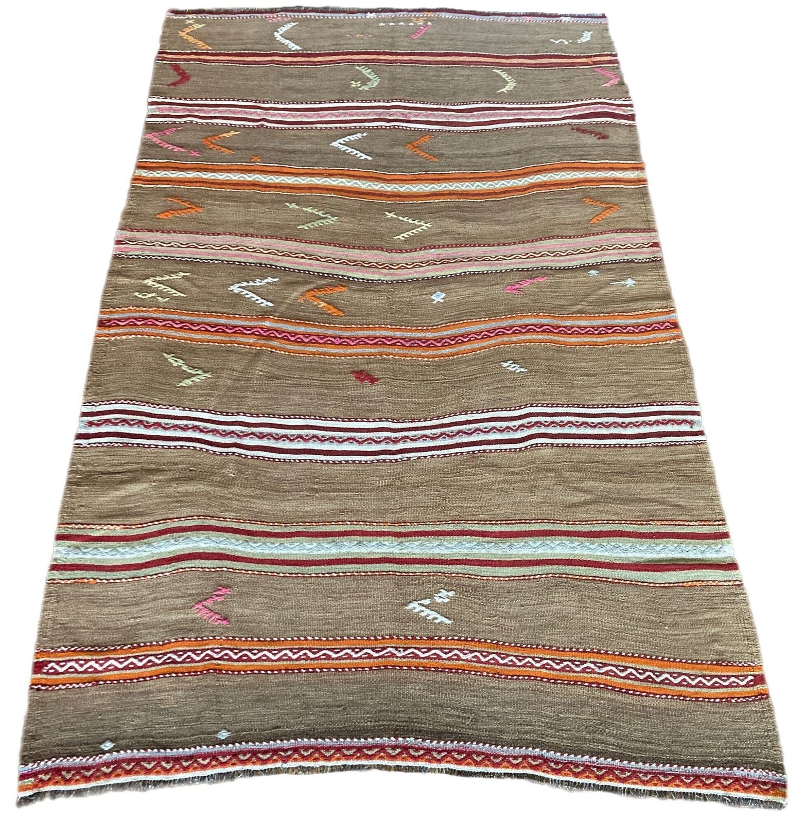 Vintage Anatolian Kilim 2.55m X 1.55m photo furniture