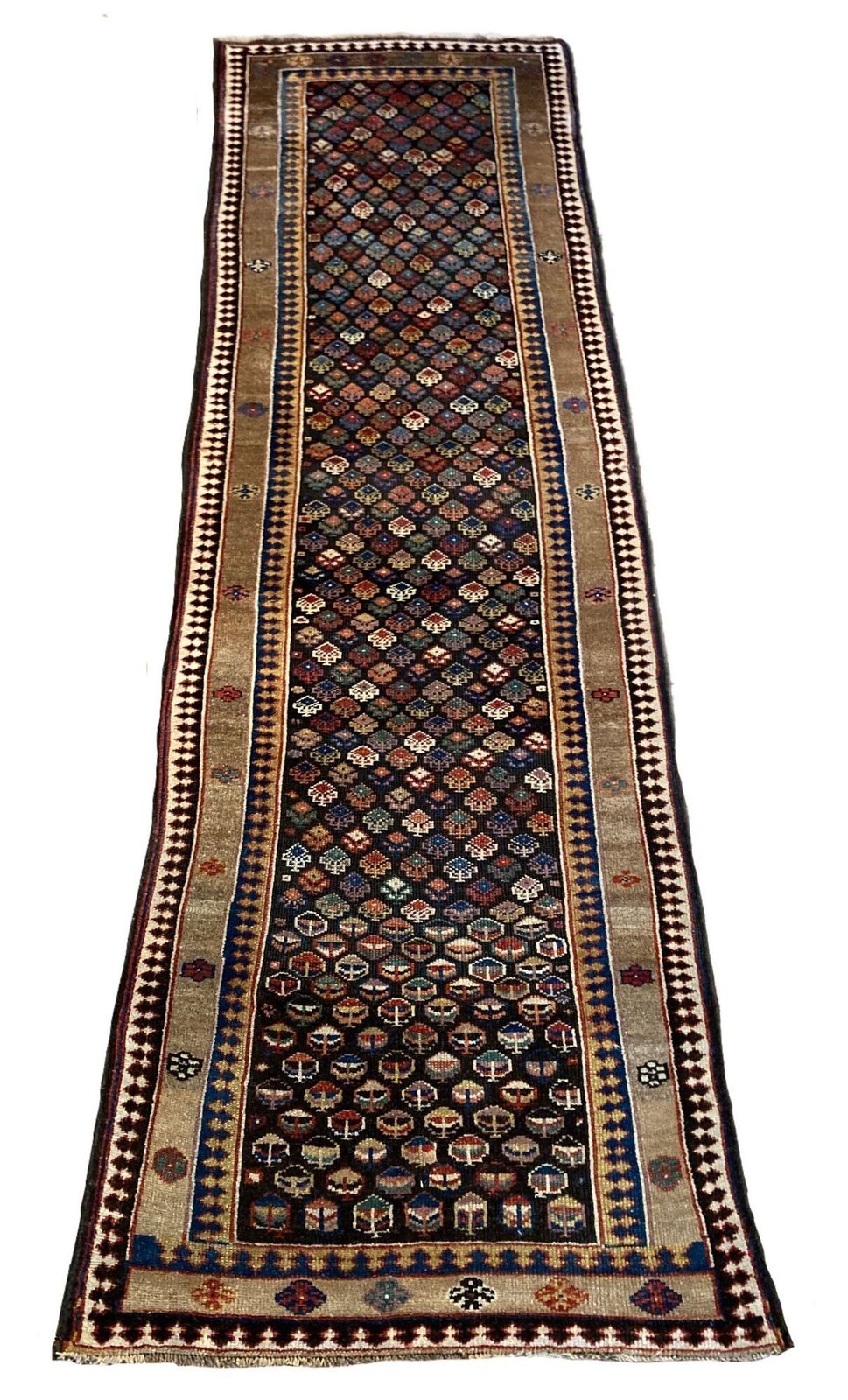 Antique Kurdish Runner 2.97m X 0.93m photo furniture