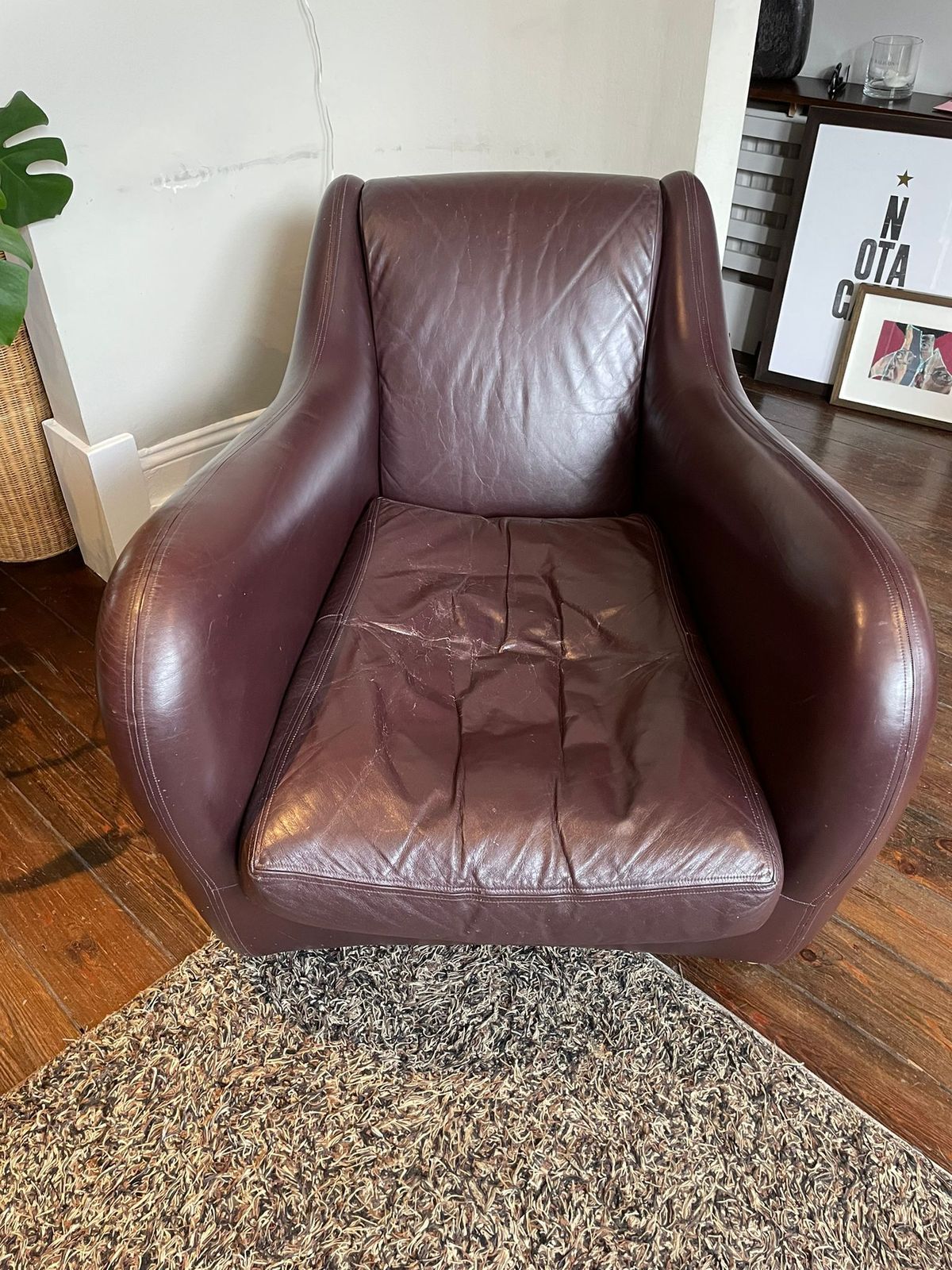 Matthew Hilton Leather Balzac Chair