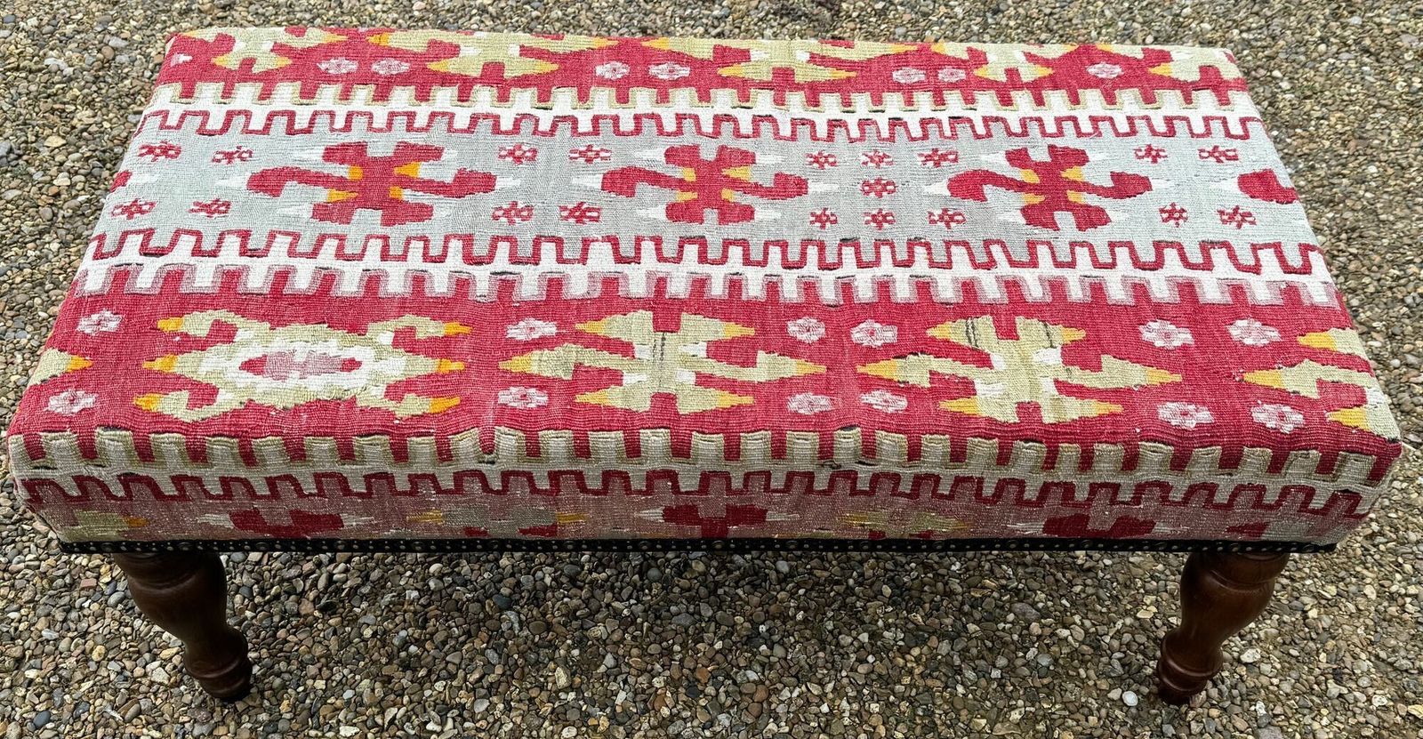 Kilim Beklede Kruk 0,90m x 0,46m x H0,39m photo 640.0