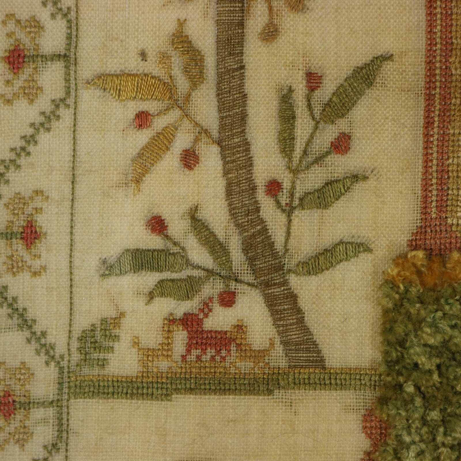 Antique Scottish Sampler, 1805, By Eliza Mckune photo buy