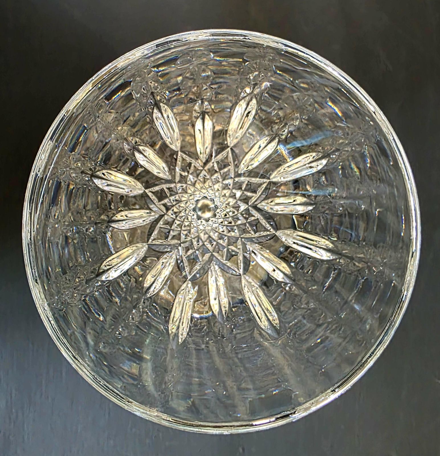 4 Vintage Stuart Crystal Madison Cut Wine Glasses photo vintage